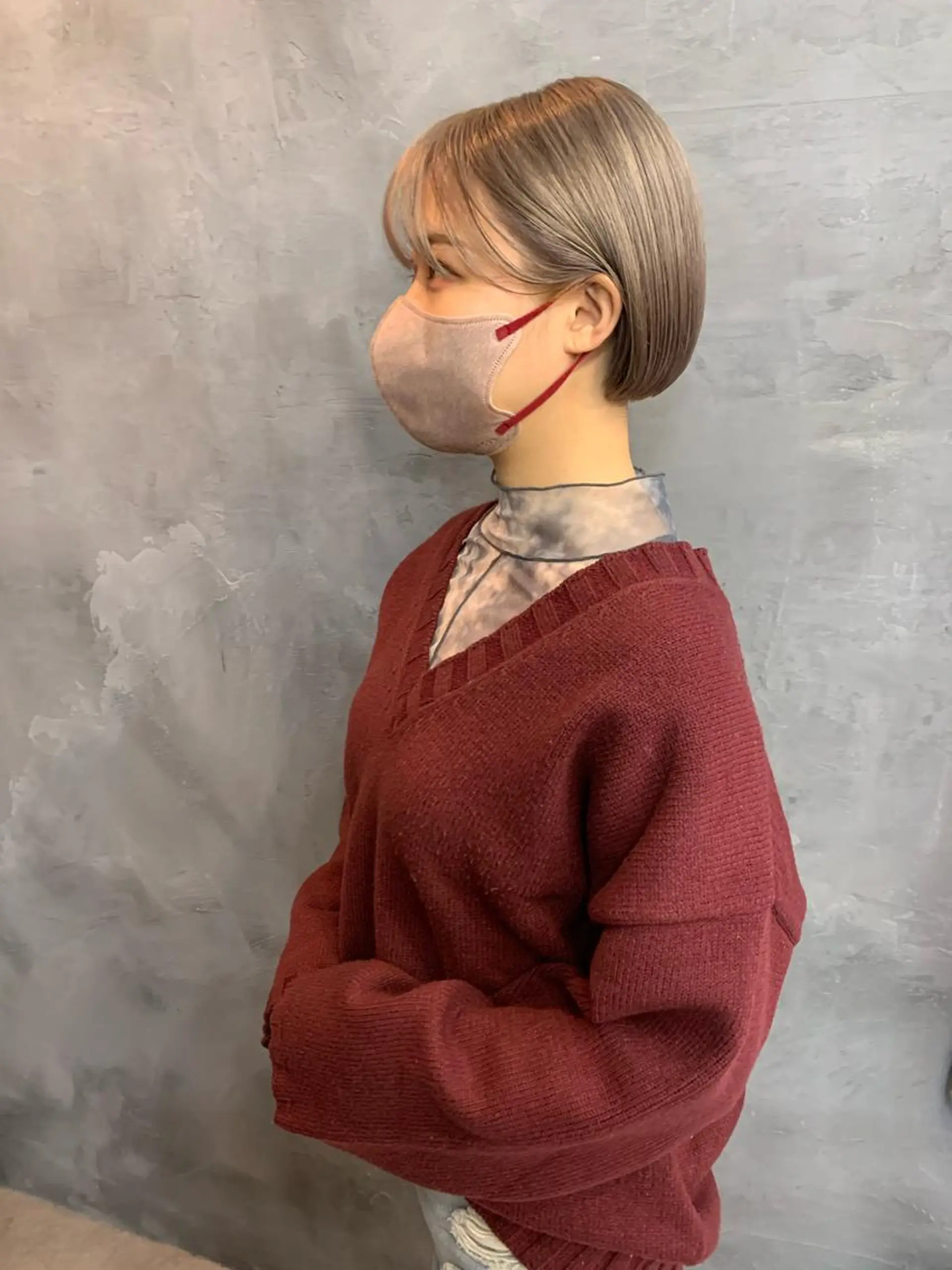 ショート カラー Fuuu《フゥ》所属・シノザキ シンゴのヘアスタイル