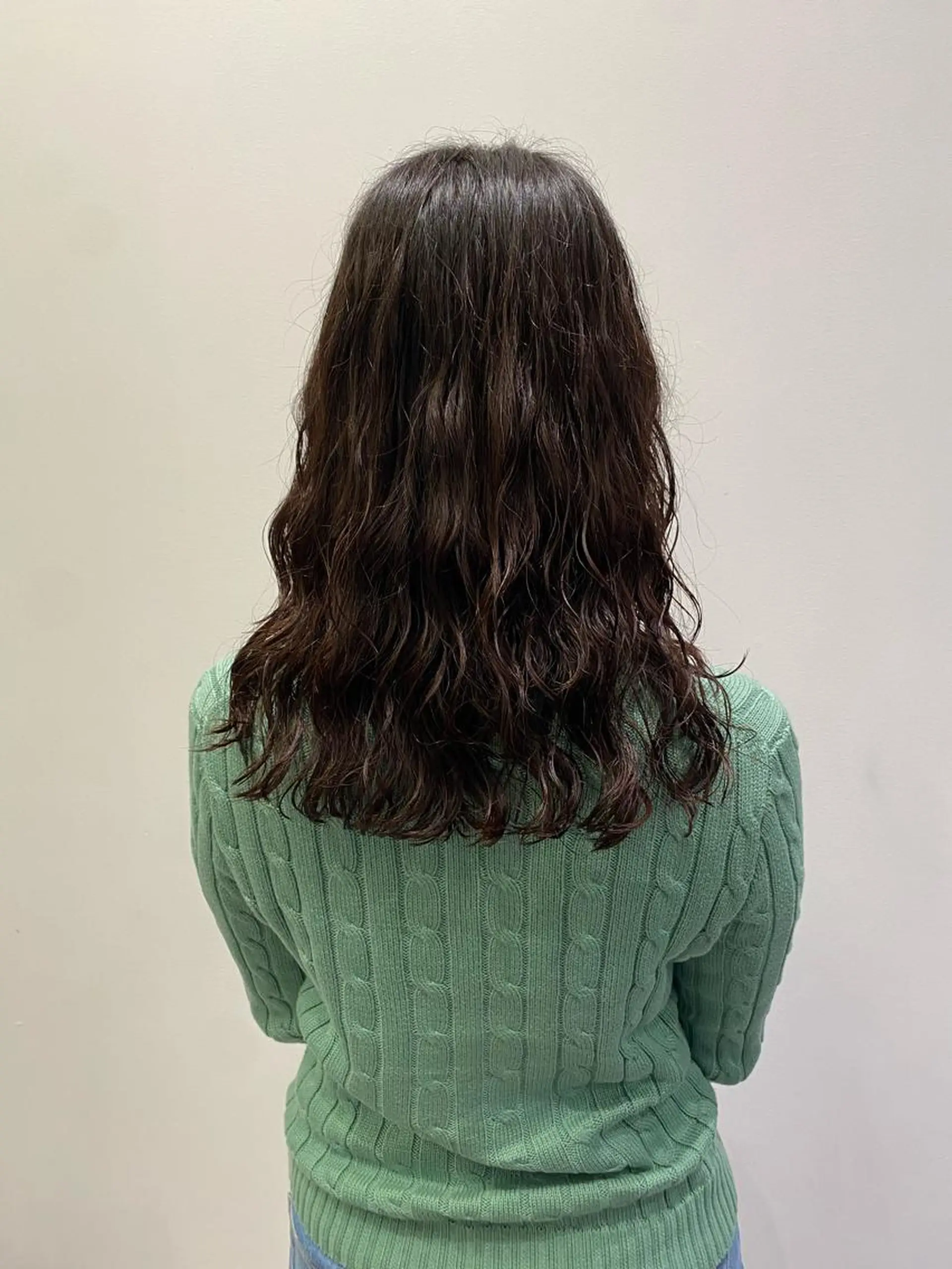 セミロング パーマ セミロングパーマ くせ毛 外国人風カラー カット パーマ トリートメント ✨透明感カラー✨ 🦖佐々木未来🦕のヘアスタイル