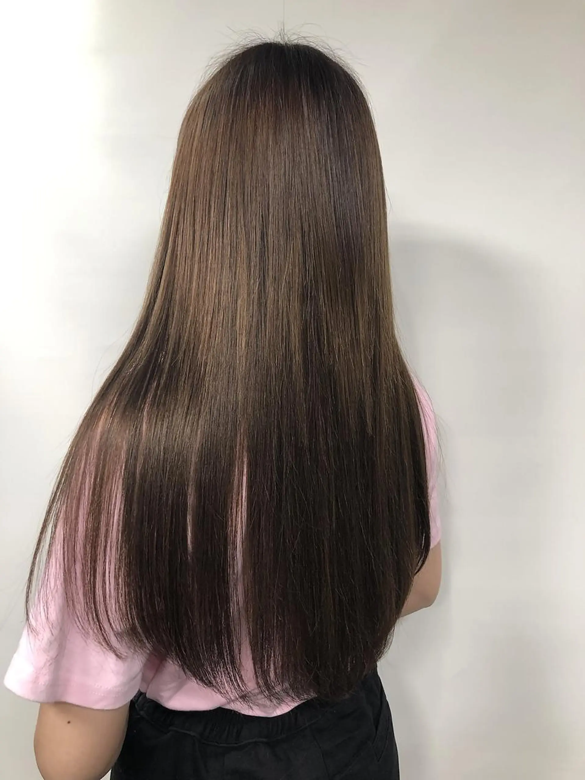 ミディアム カラー ブラウンカラー ナチュラルブラウン エクステ トリートメント suzu /フリーランス吉祥寺のヘアスタイル