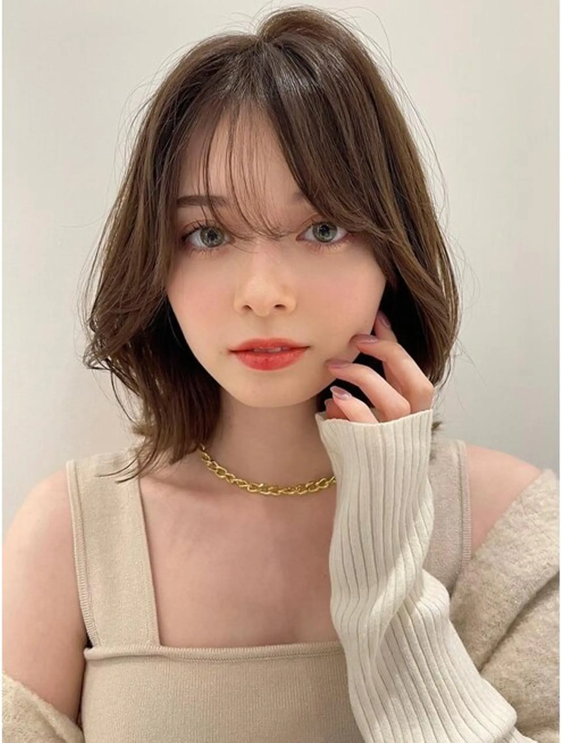 ショート 顔まわりレイヤー 髪質改善 韓国風ヘア レイヤーカット 似合わせカット ヘアカラー トリートメント 髪質改善🇰🇷レイ ヤーカット/艶透明髪のヘアスタイル