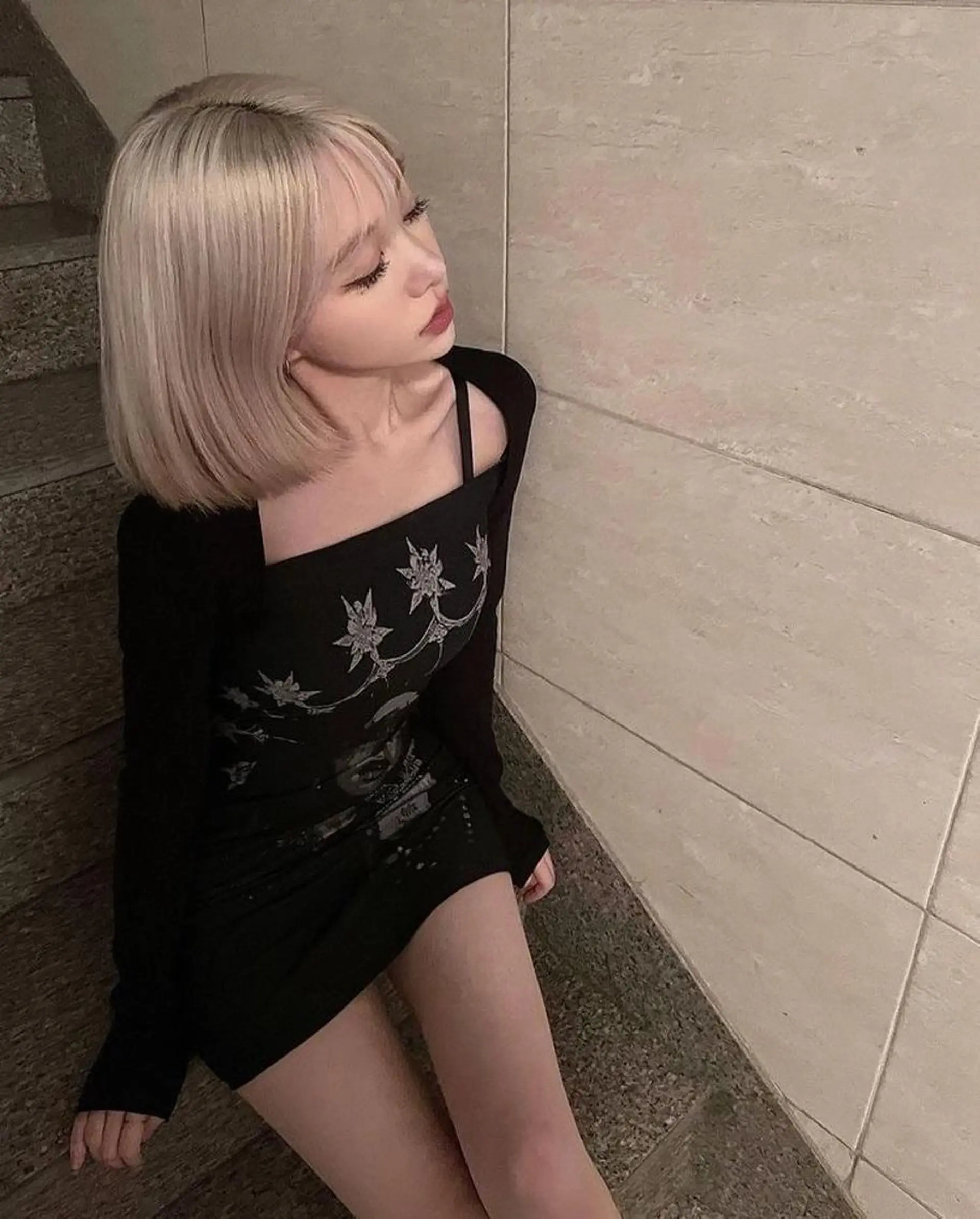 カラー 莉乃/縮毛矯正/髪質 改善/艶カラーのヘアスタイル