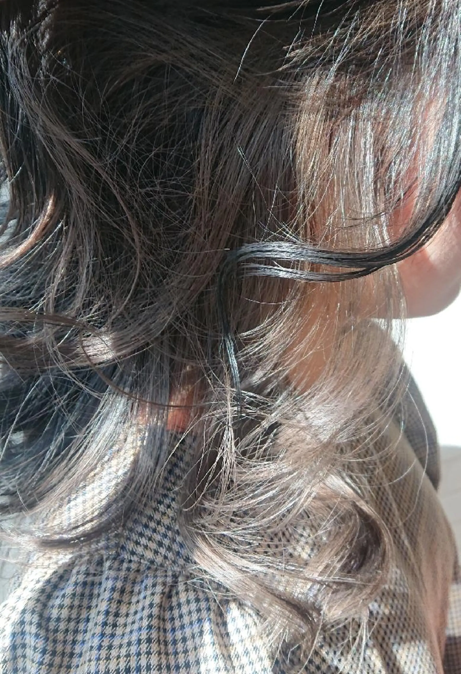 セミロング ヘアカラー ヘアセット 戸高 裕也のヘアスタイル