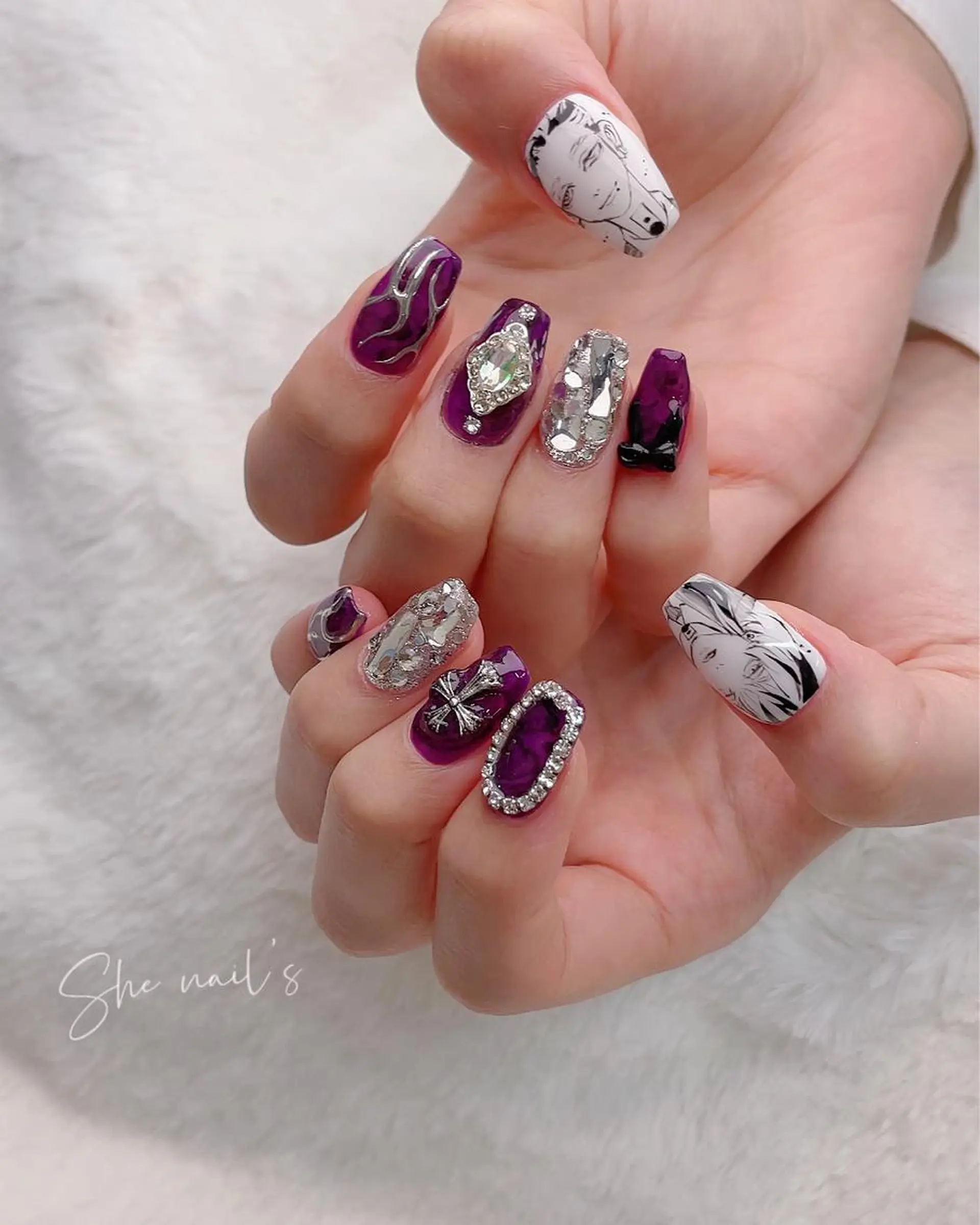 ネイル Blushオーナー Shiinaのネイルデザイン