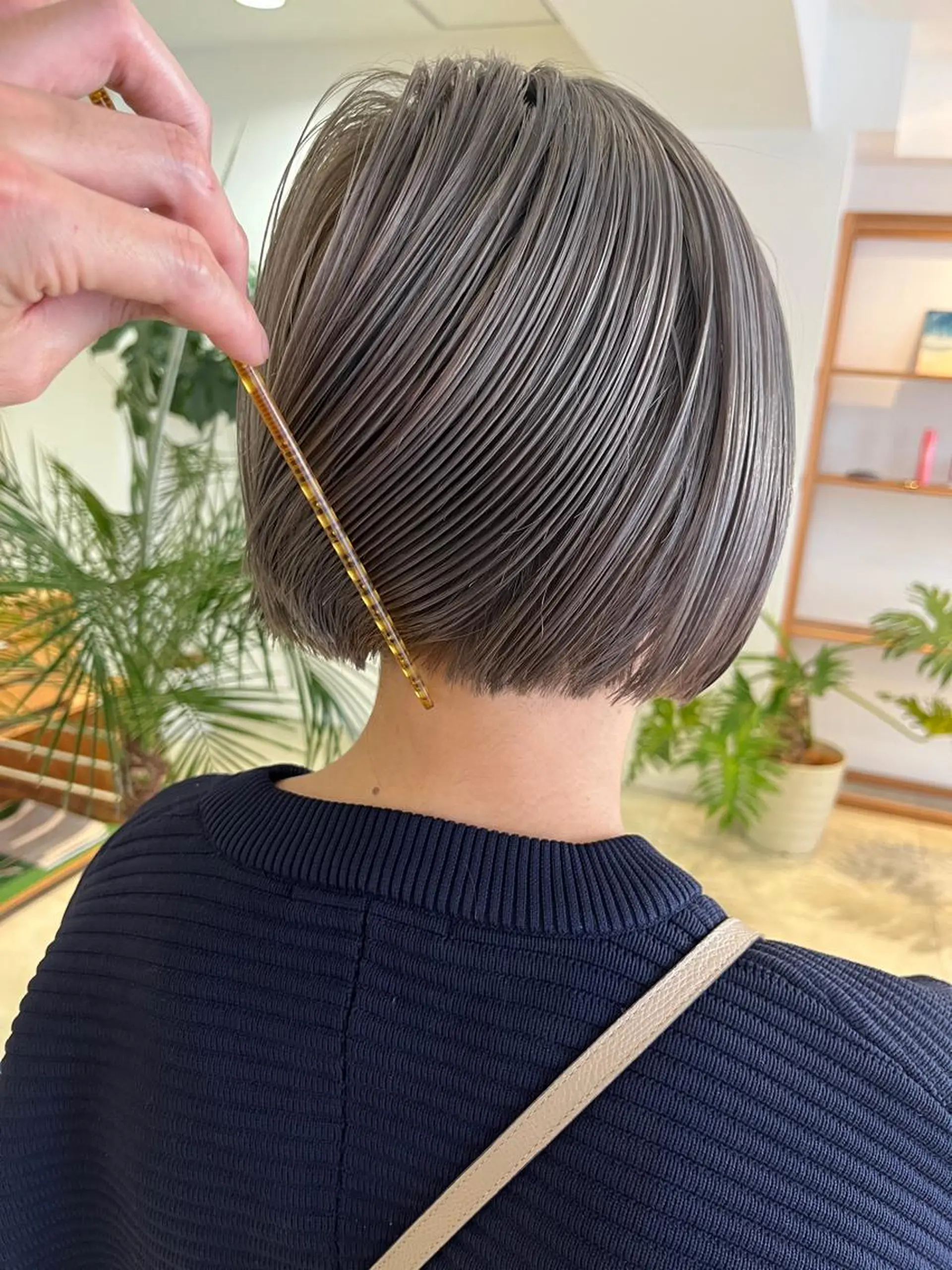 ショート カット ヘアカラー hoNua. 栄/透明感カラーのヘアスタイル