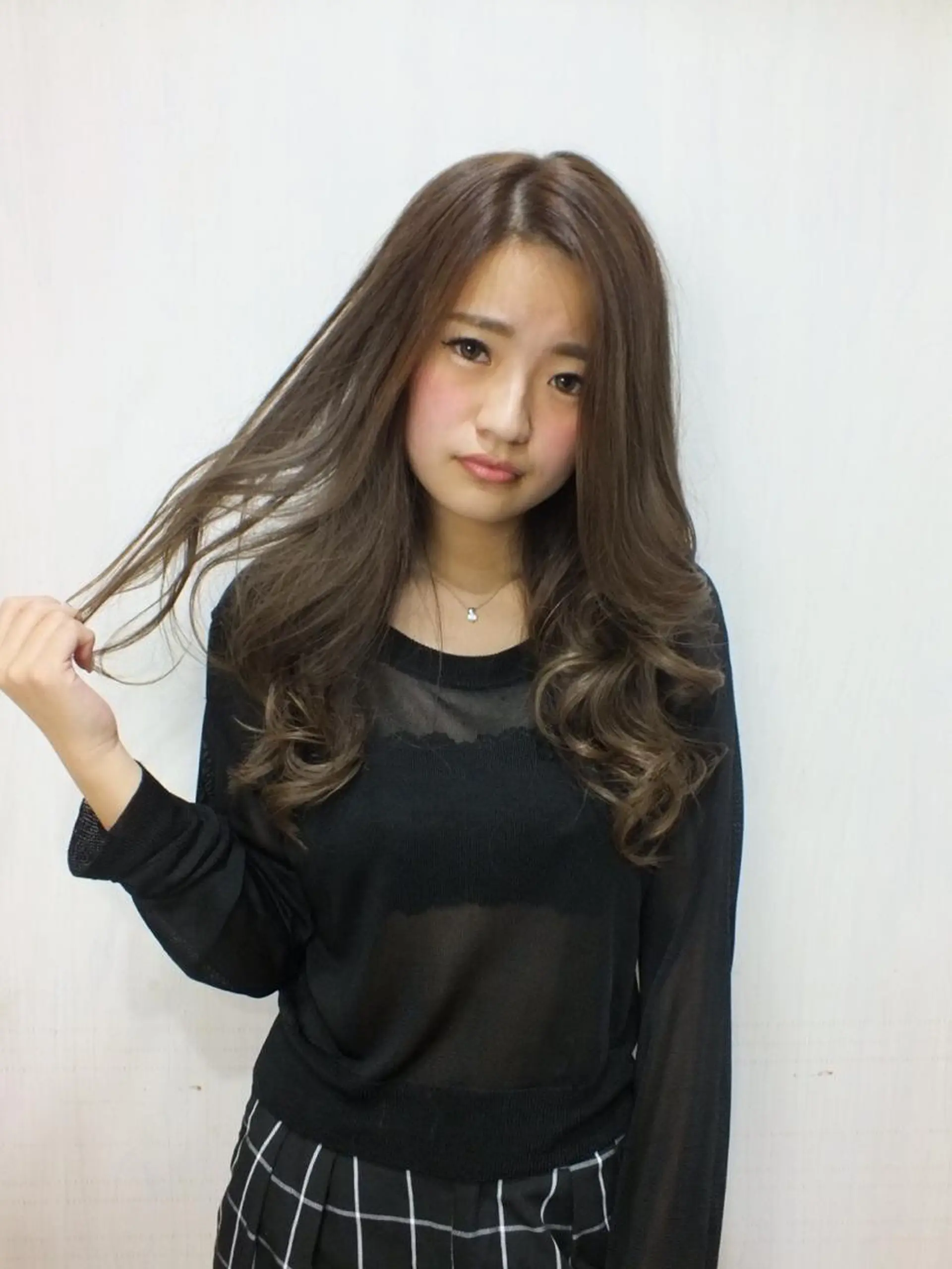 ロング カラー カット ヘアカラー トリートメント kitano yutoのヘアスタイル