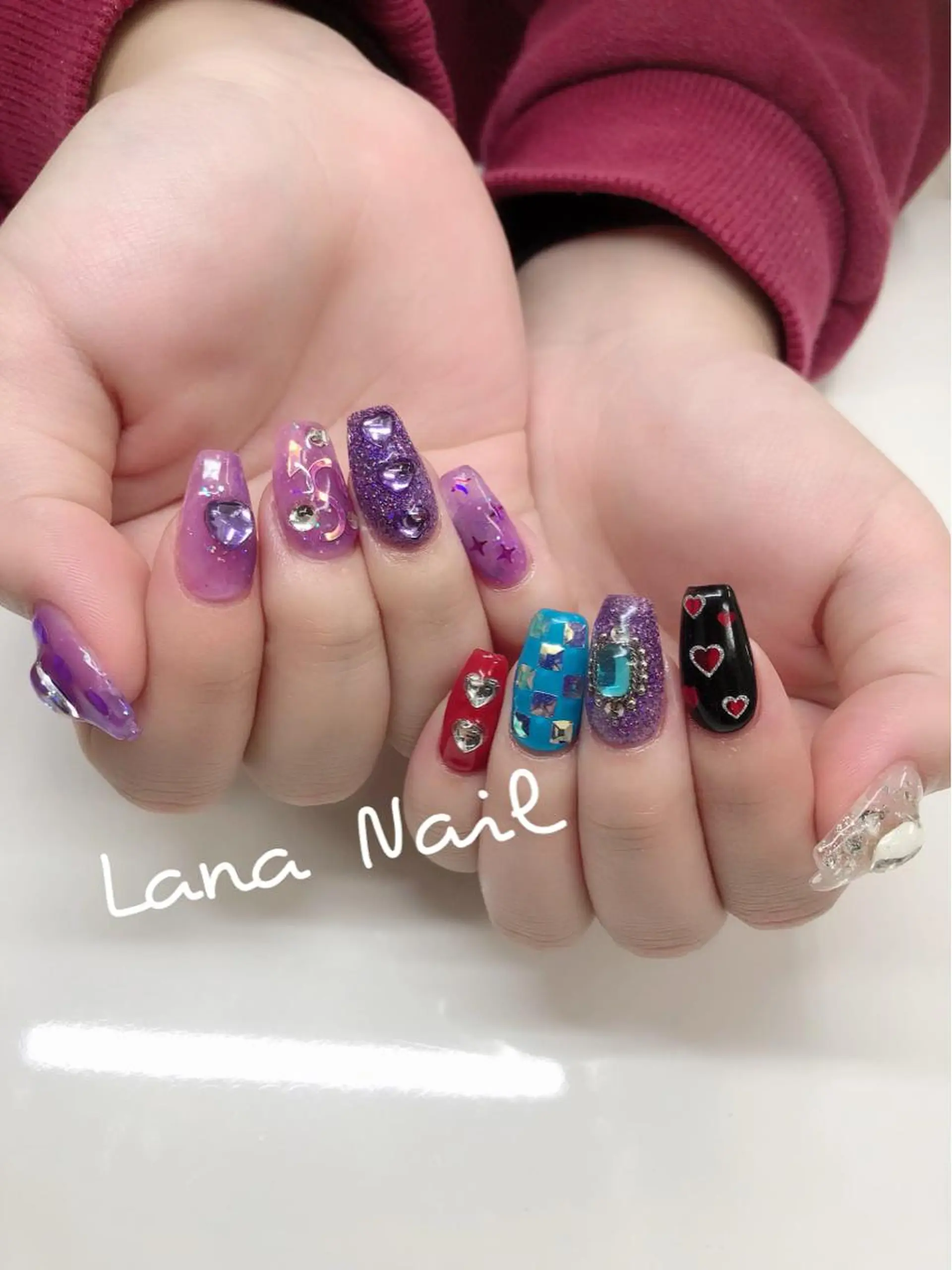 ネイル スカルプネイル Lana Nail所属・Lana Nailのネイルデザイン