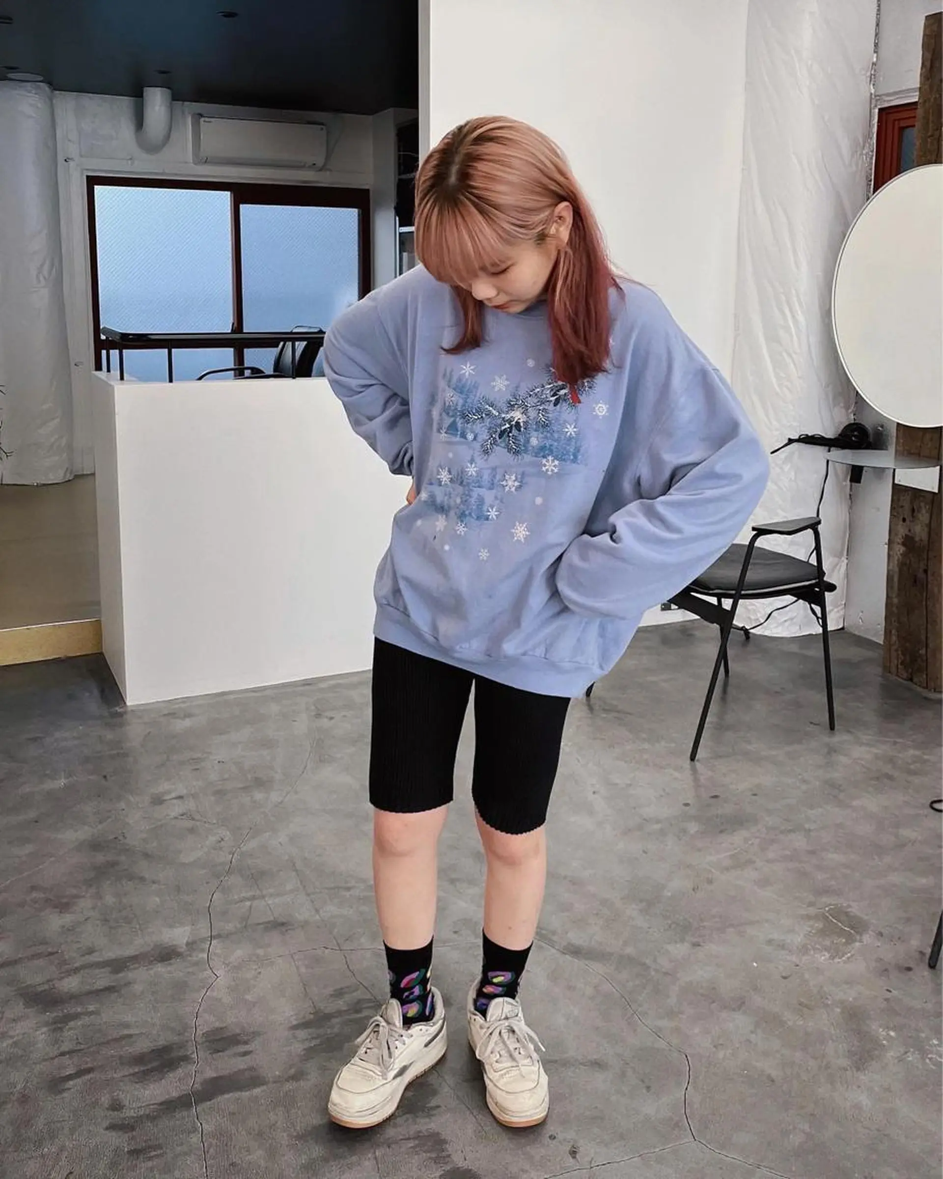 ロング カラー ヘアアレンジ メンズ キッズ デザインカラー 原宿/キシタのヘアスタイル