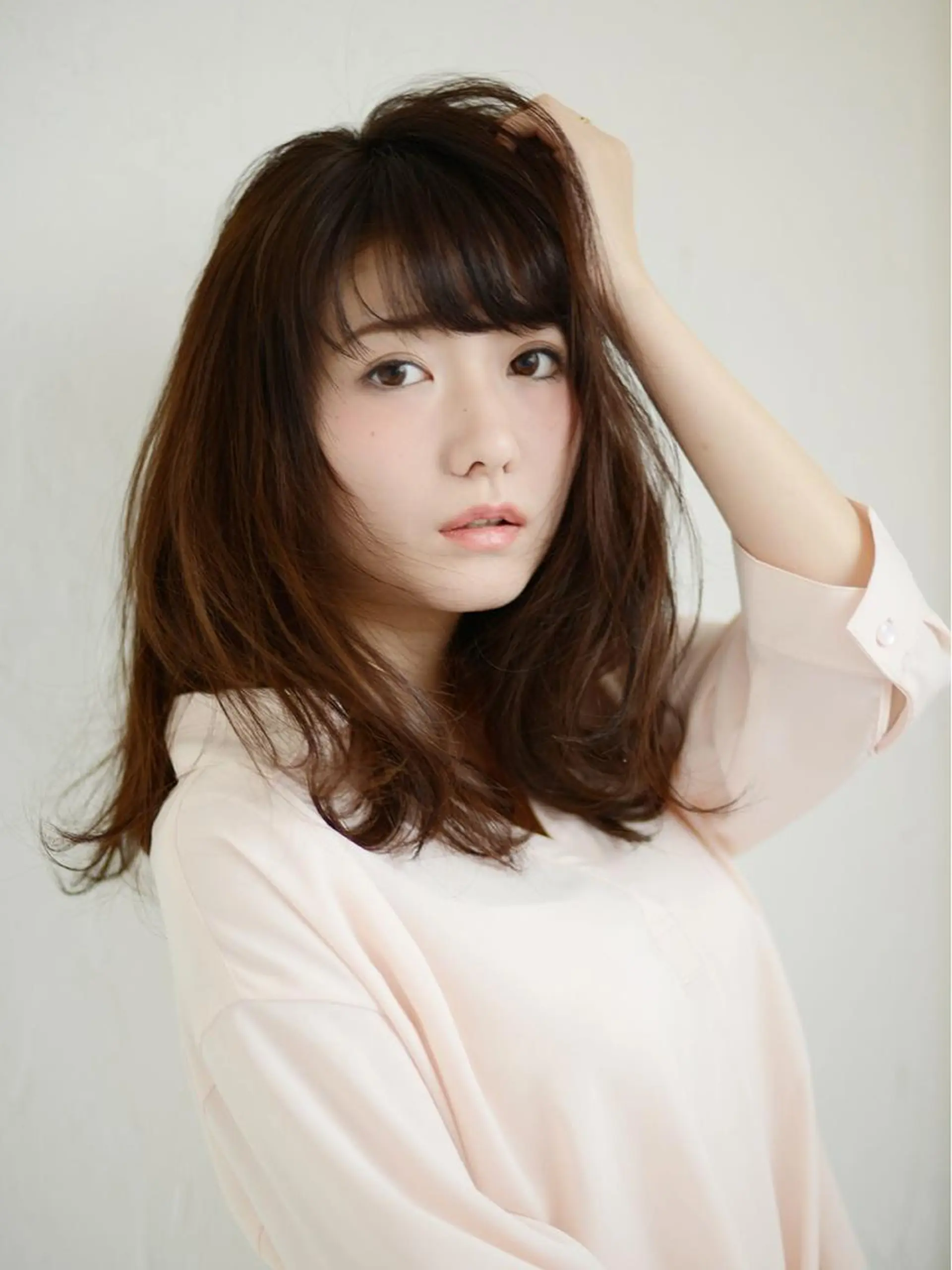 セミロング カラー パーマ 🫧美髪矯正/ 髪質改善/藤平健太のヘアスタイル