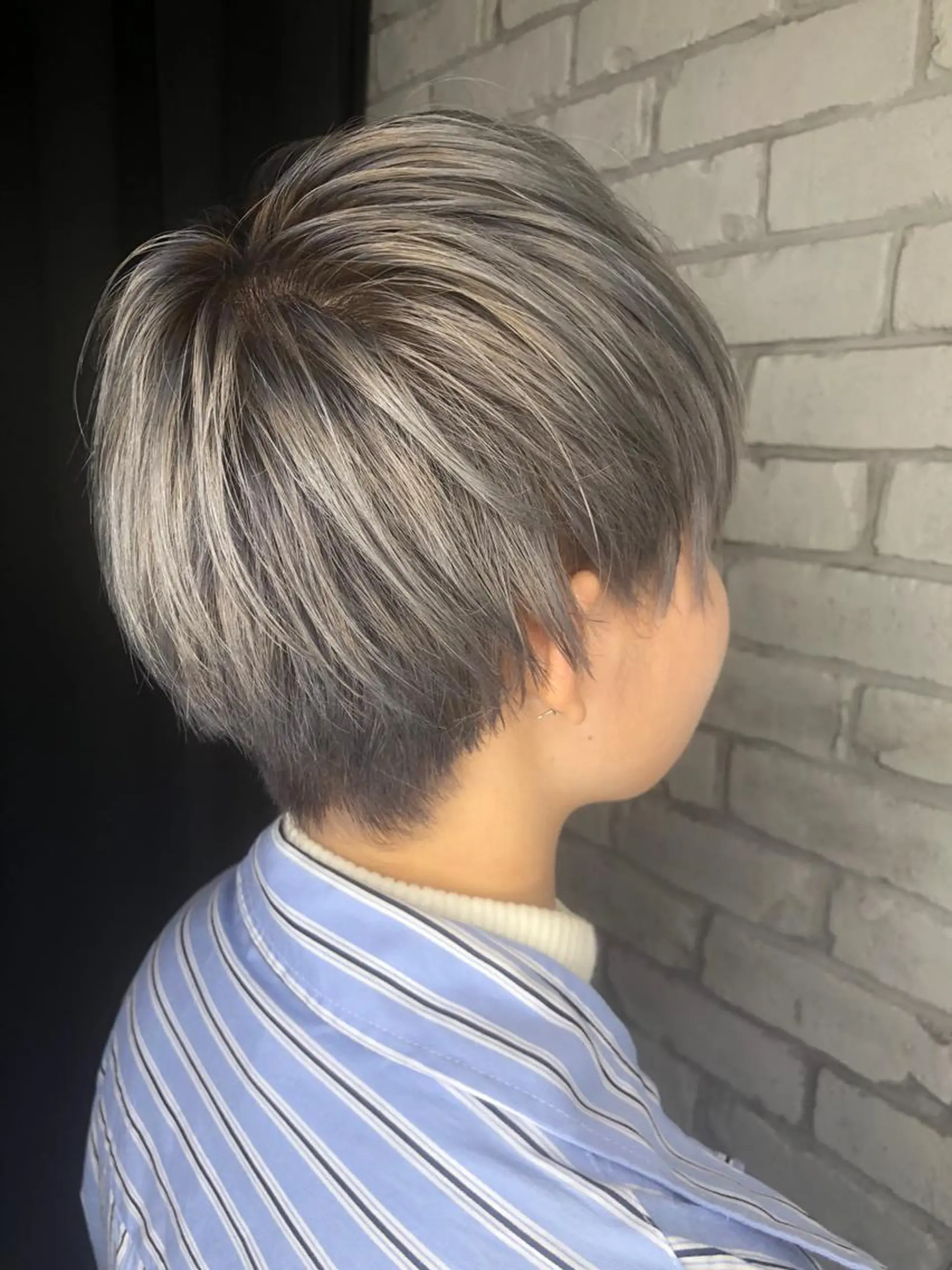 ショート カラー バレイヤージュ ブリーチ ケアブリーチ ダブルカラー ハイライトカラー welring hair salon所属・welring hair salonのヘアスタイル