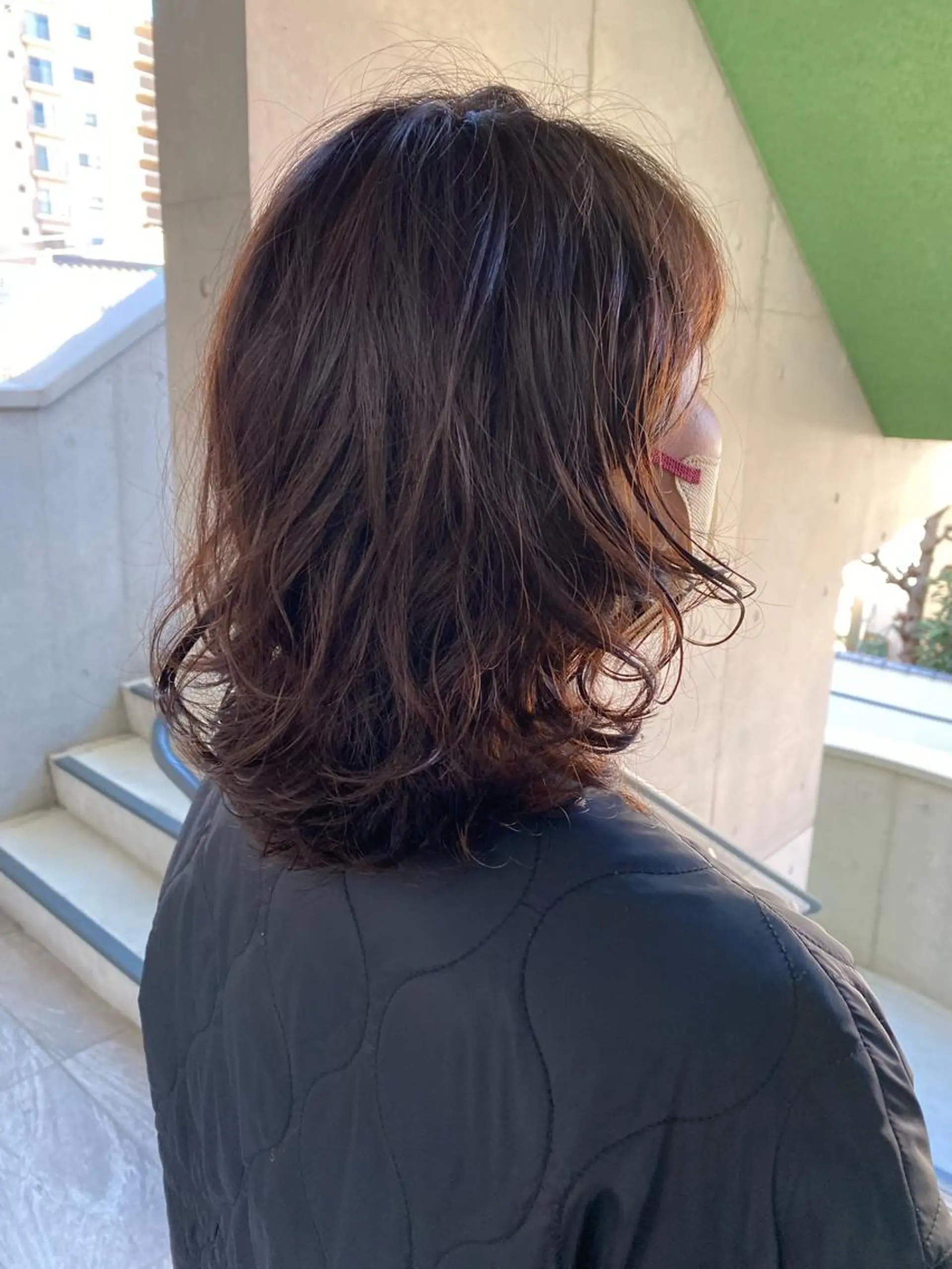 セミロング セミロングパーマ LOUVRE【ルーブル】所属・柴田 久美子のヘアスタイル