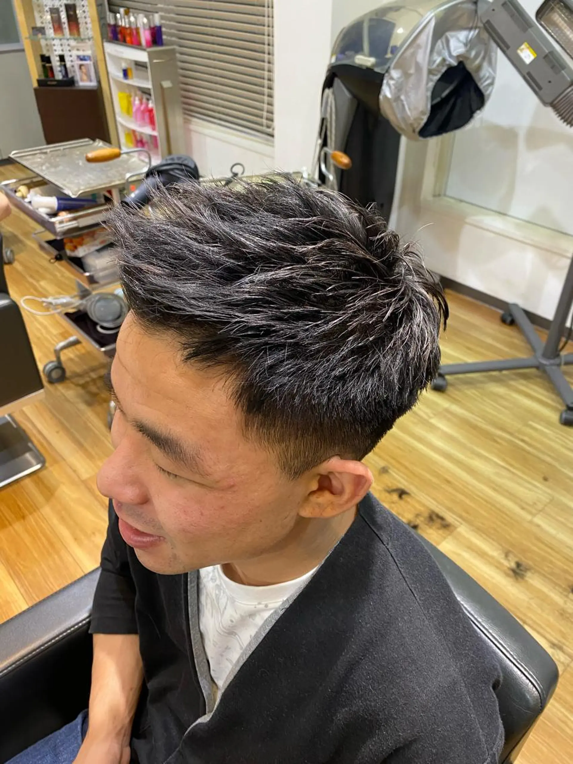 ショート メンズ モヒカン ソフトモヒカン DOI   HAIR MAKE MODE所属・土井 祐之介のヘアスタイル