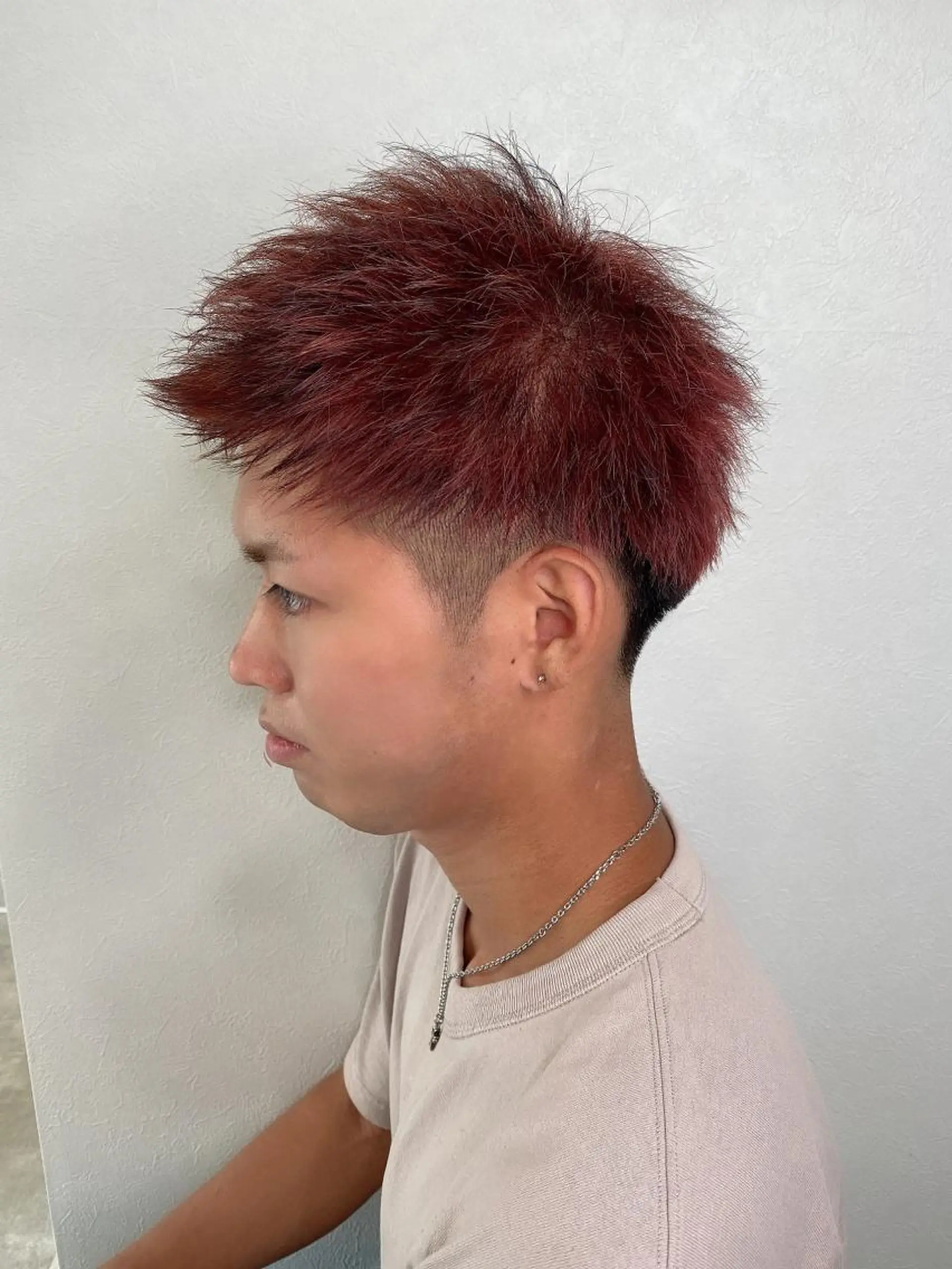 ショート カラー メンズ Bleachi 大宮West所属・鈴木拓也 メンズカットのヘアスタイル