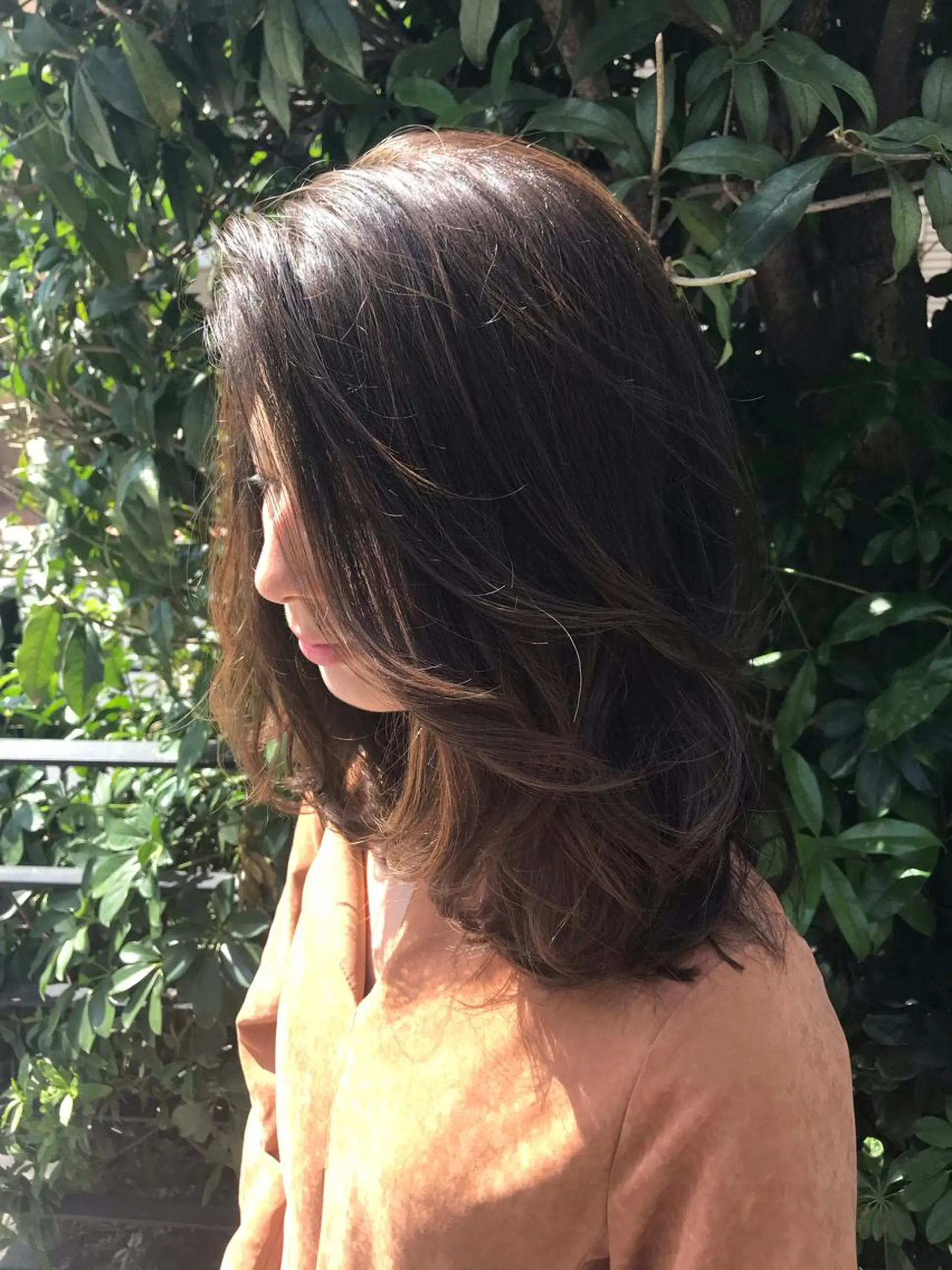 ミディアム カラー パーマ BEBE所属・ご新規様限定 透明感カラーKANAのヘアスタイル