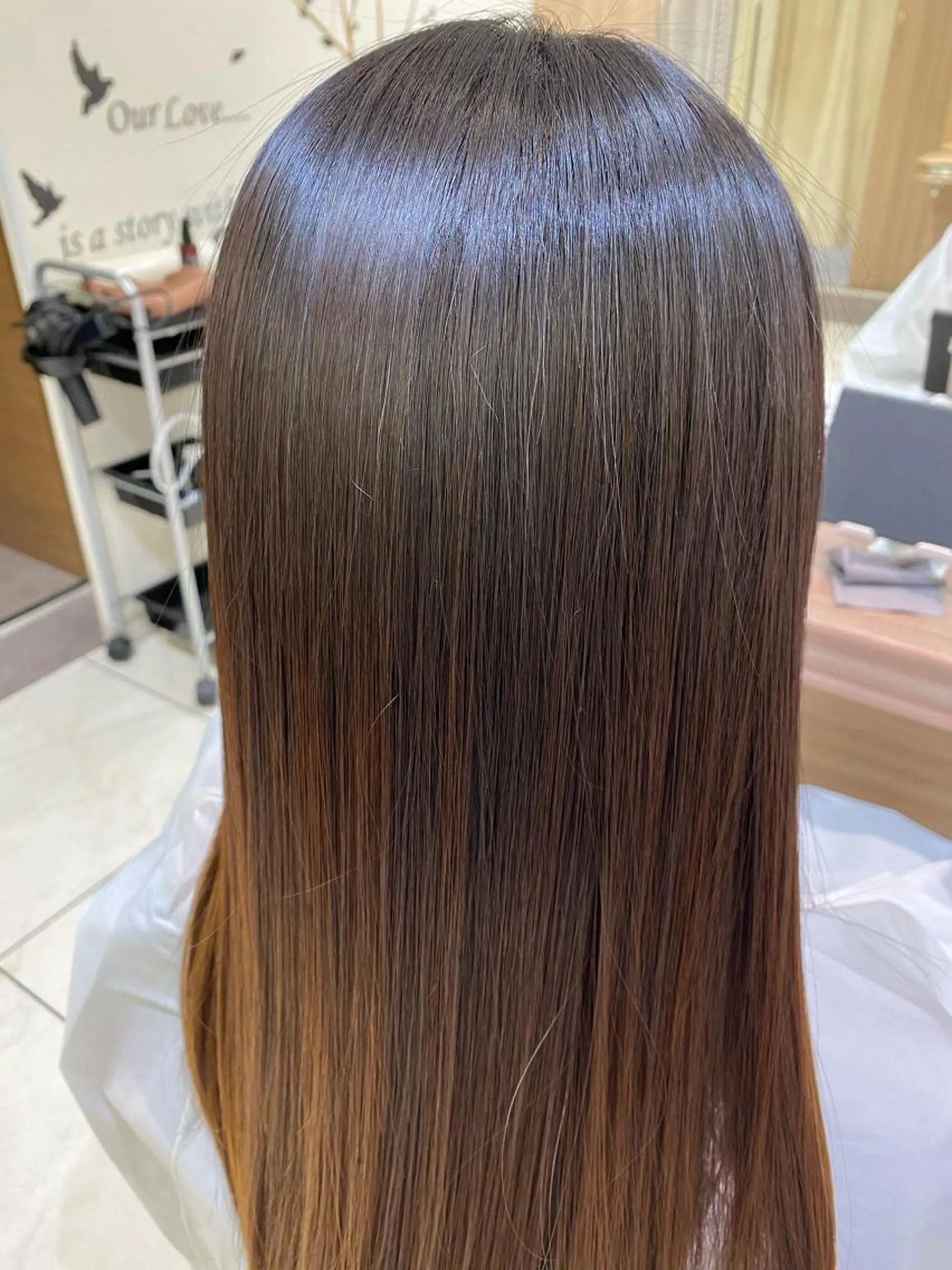 ロング 髪質改善 縮毛矯正 縮毛矯正 店長 後藤剛のヘアスタイル