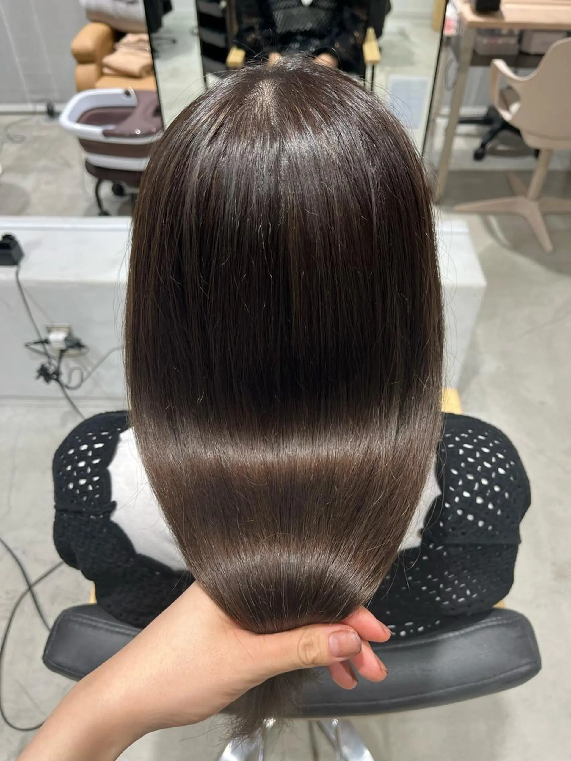 セミロング カラー カット ヘアカラー トリートメント ボブ/美髪矯正 /佐藤　奈巳のヘアスタイル