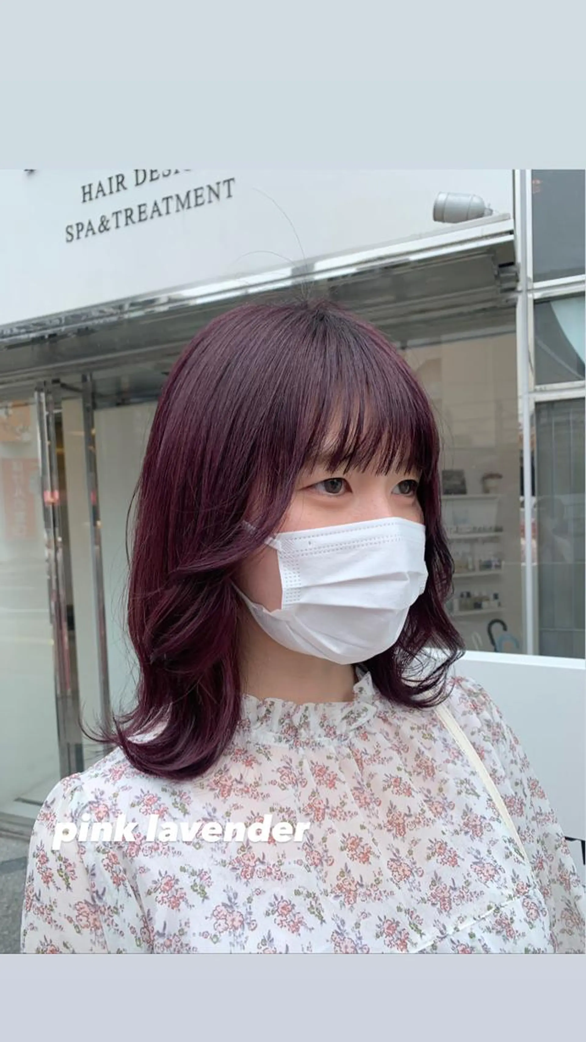 ミディアム カラー GOODDAY ヘアサロンのヘアスタイル