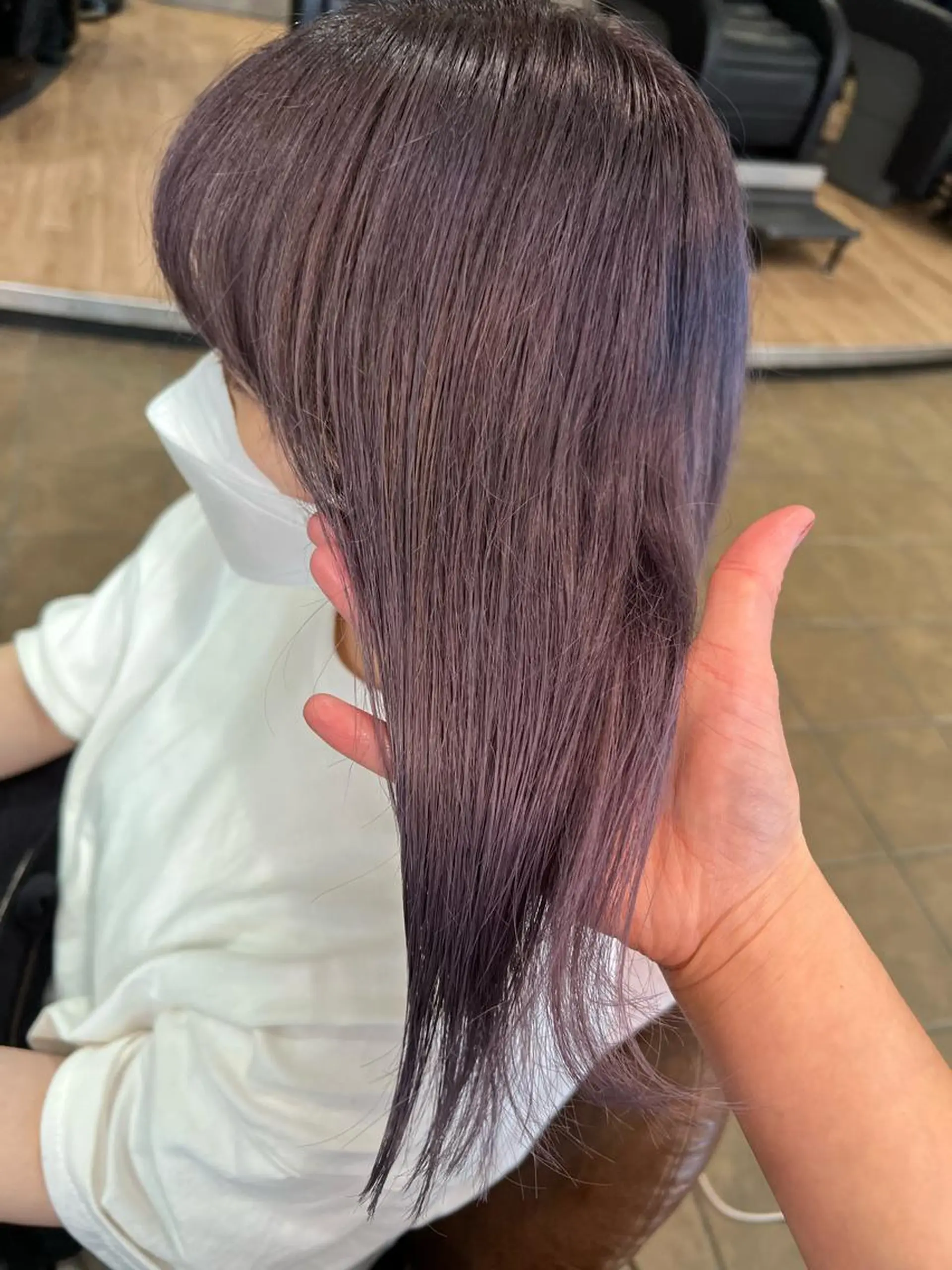 ミディアム ヘアカラー Ripps長居所属・メテオ ／ヘアカラー 西川菜実のヘアスタイル