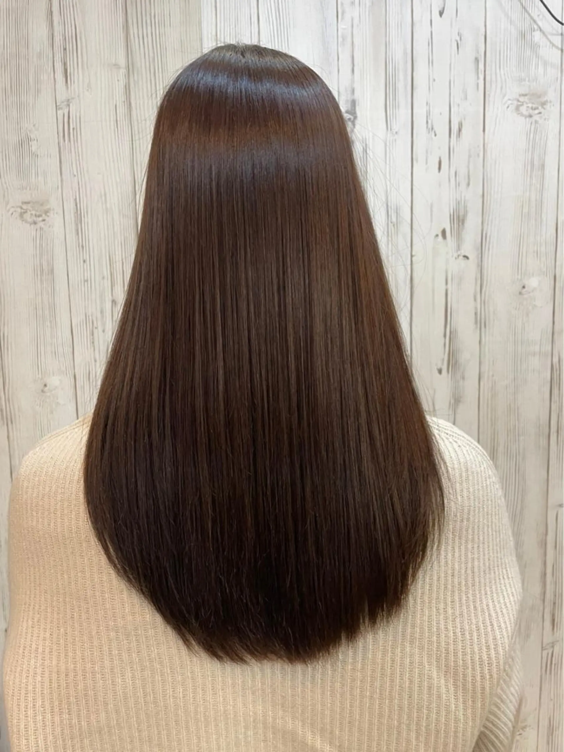 ロング 縮毛矯正 Nagisa🥥🧡 南森町駅 徒歩30秒のヘアスタイル