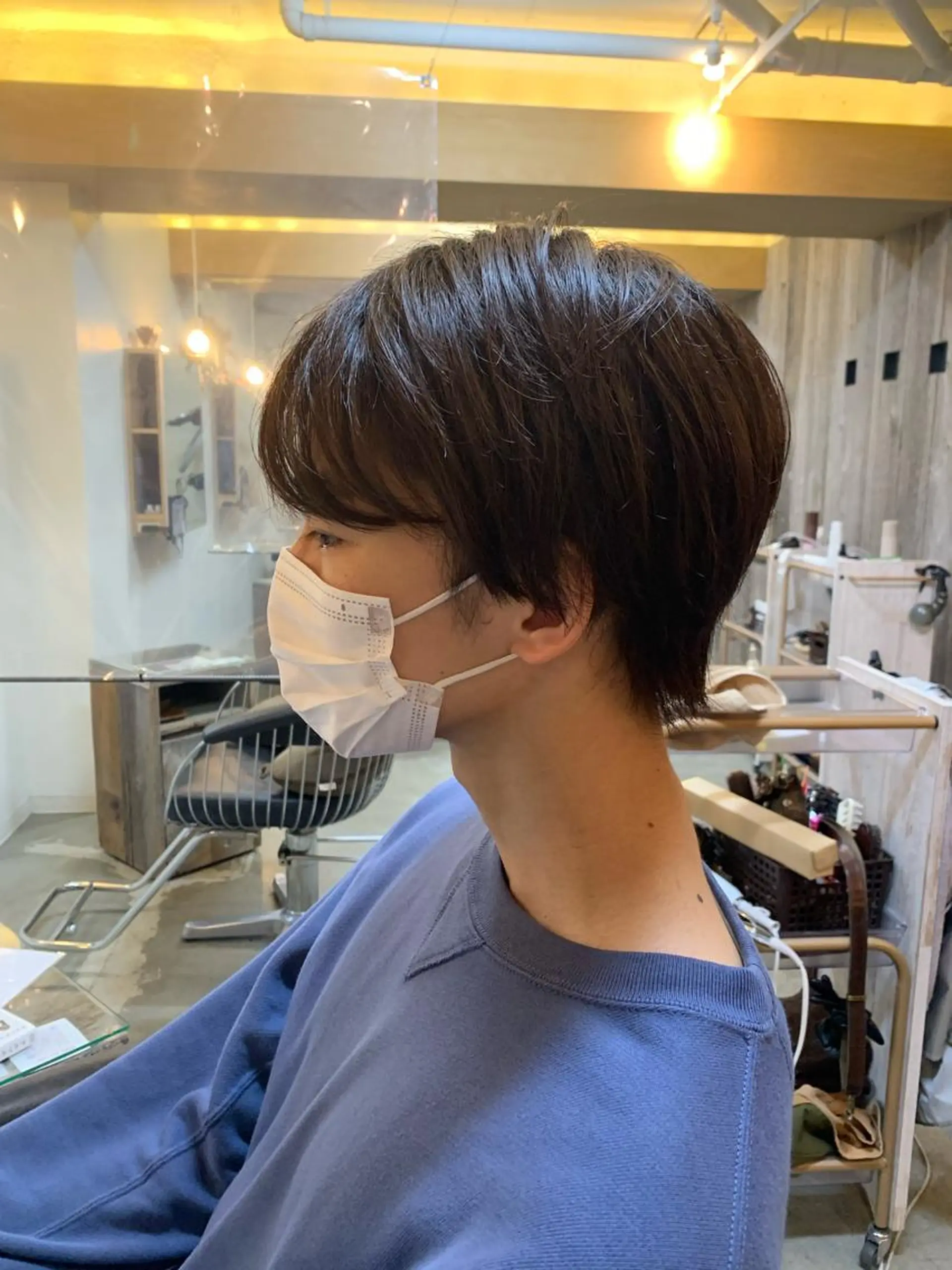 カラー メンズ 三品 早妃のヘアスタイル