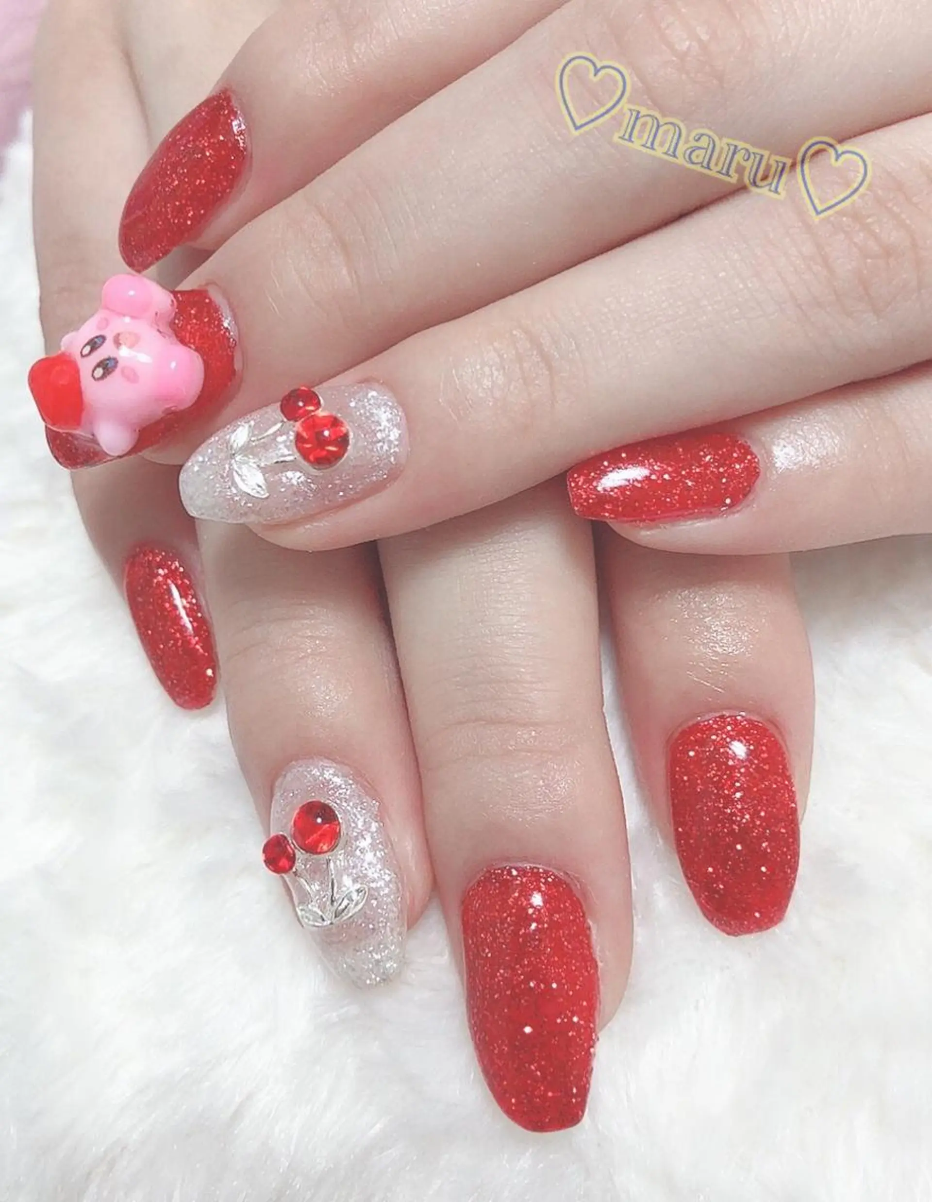 ネイル ハンドネイル フットネイル まるみ ♡のネイルデザイン