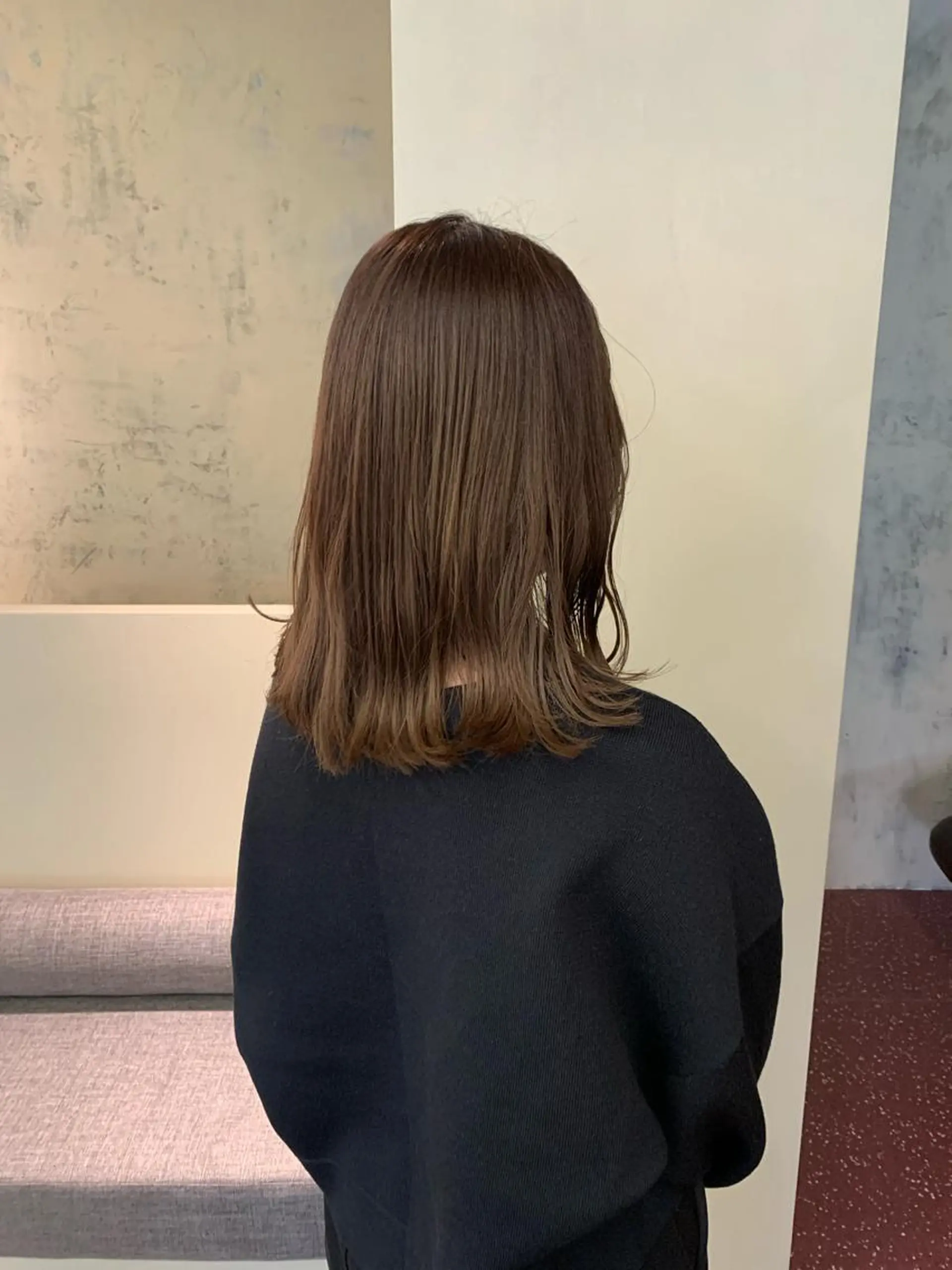 ミディアム カラー ベージュカラー yupi🐈‍⬛ レイヤー/パーマのヘアスタイル