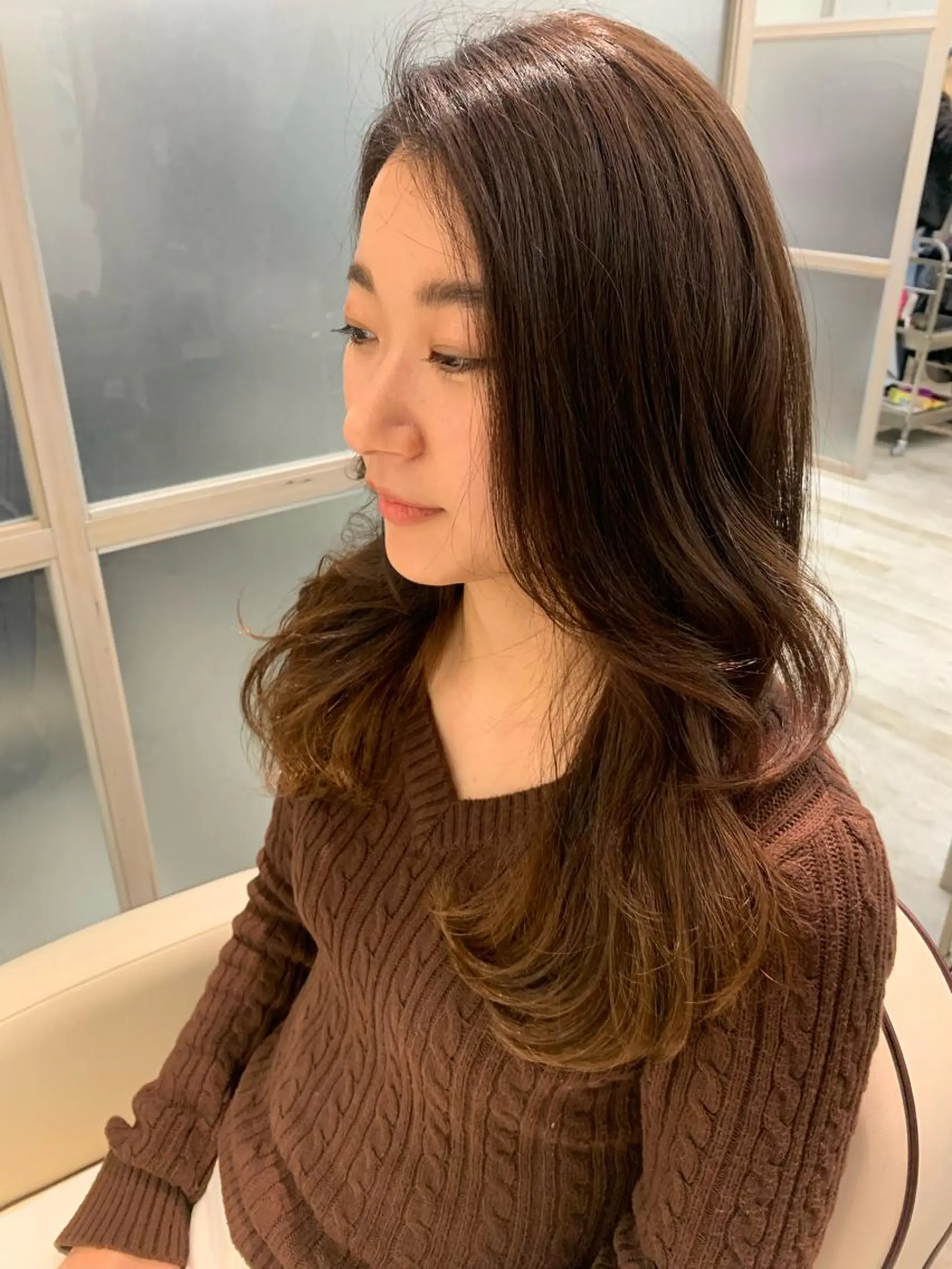 ロング 髪質改善×艶カラー Haruのヘアスタイル