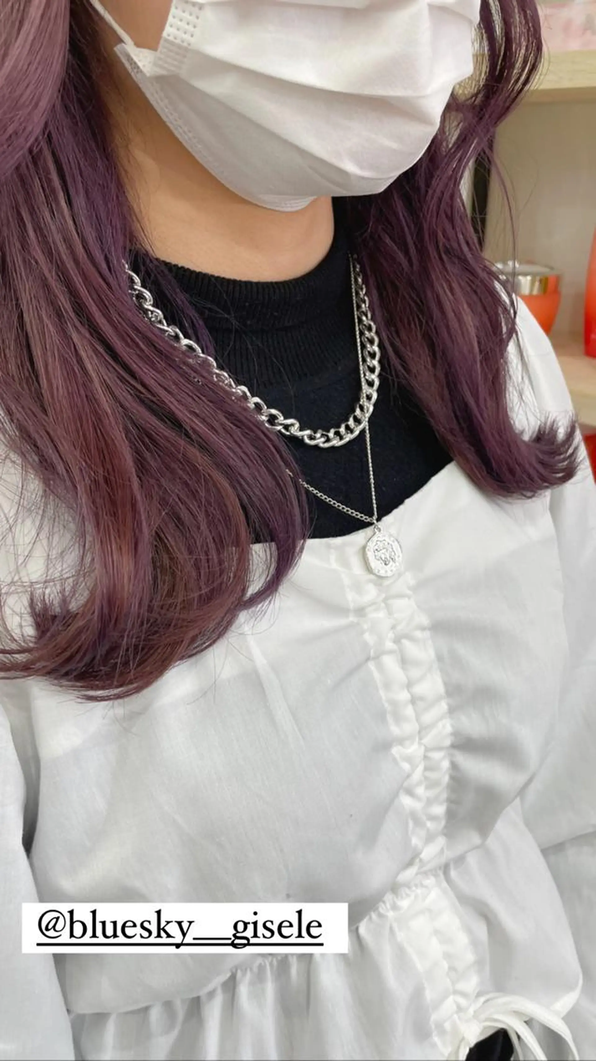 ロング カラー 飯塚 青空のヘアスタイル