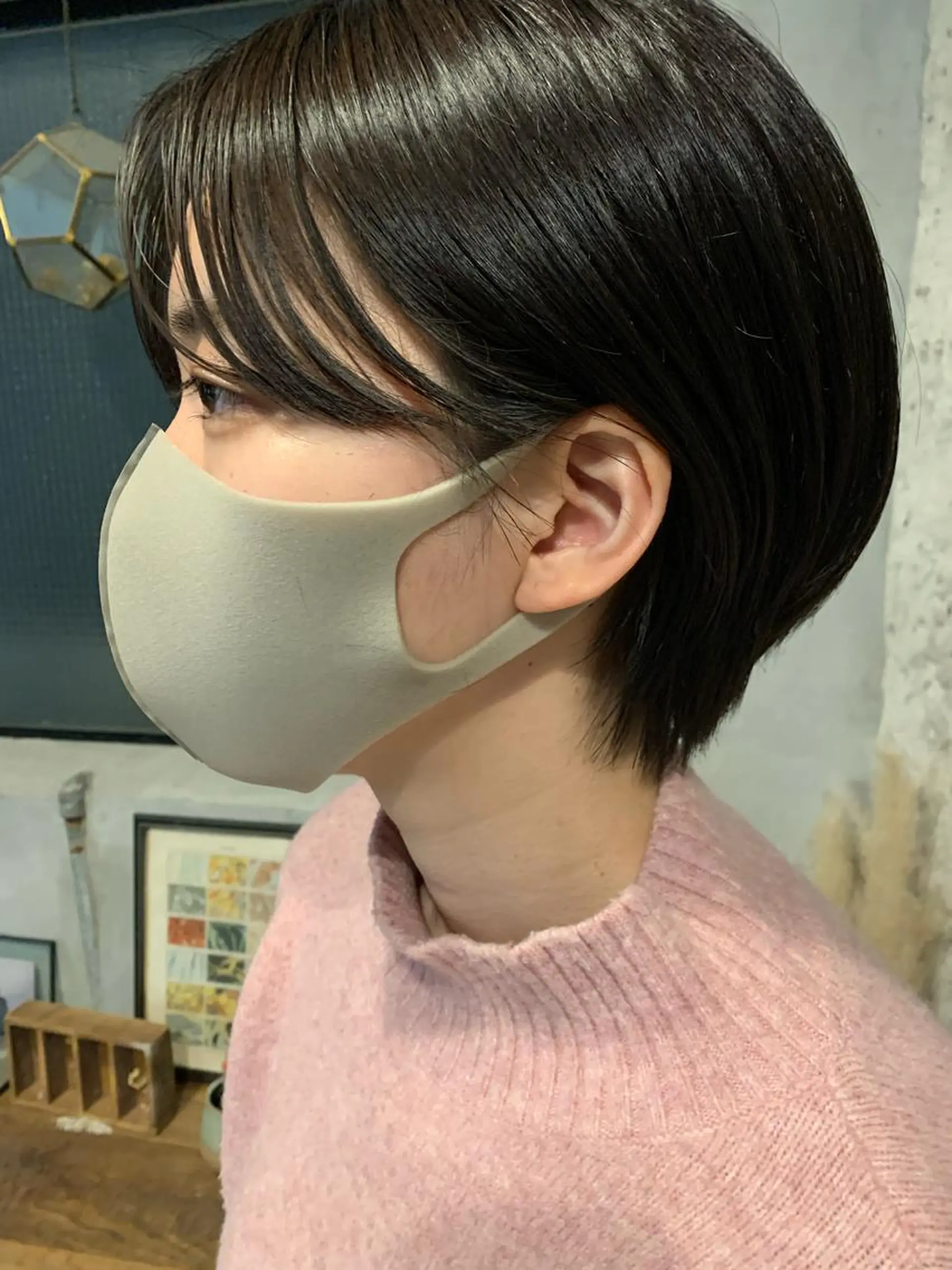 ショート Asti blanche所属・ブリーチなしWカラー /地毛風/小林凪沙のヘアスタイル