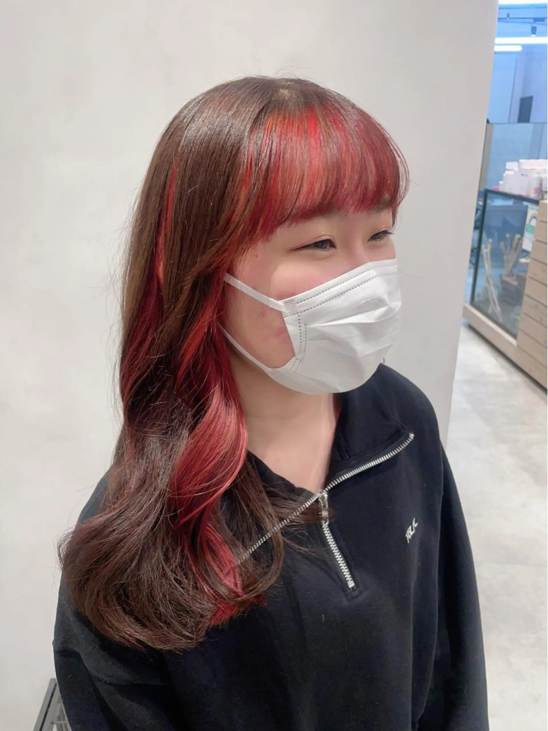 ロング カラー カット ヘアカラー トリートメント 透明感カラー✨艶髪 制作🌱山根あゆみのヘアスタイル