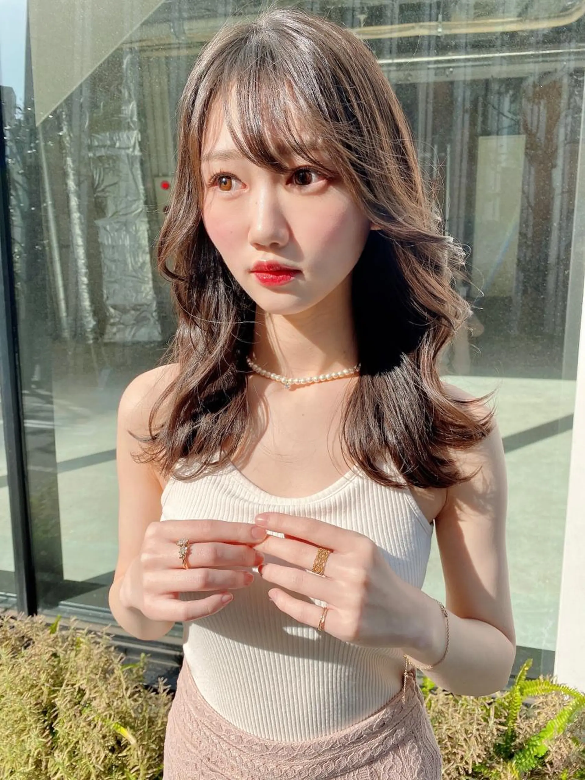 ミディアム 韓×中くびれヘア💋 髪質改善宇塚元哉💓のヘアスタイル