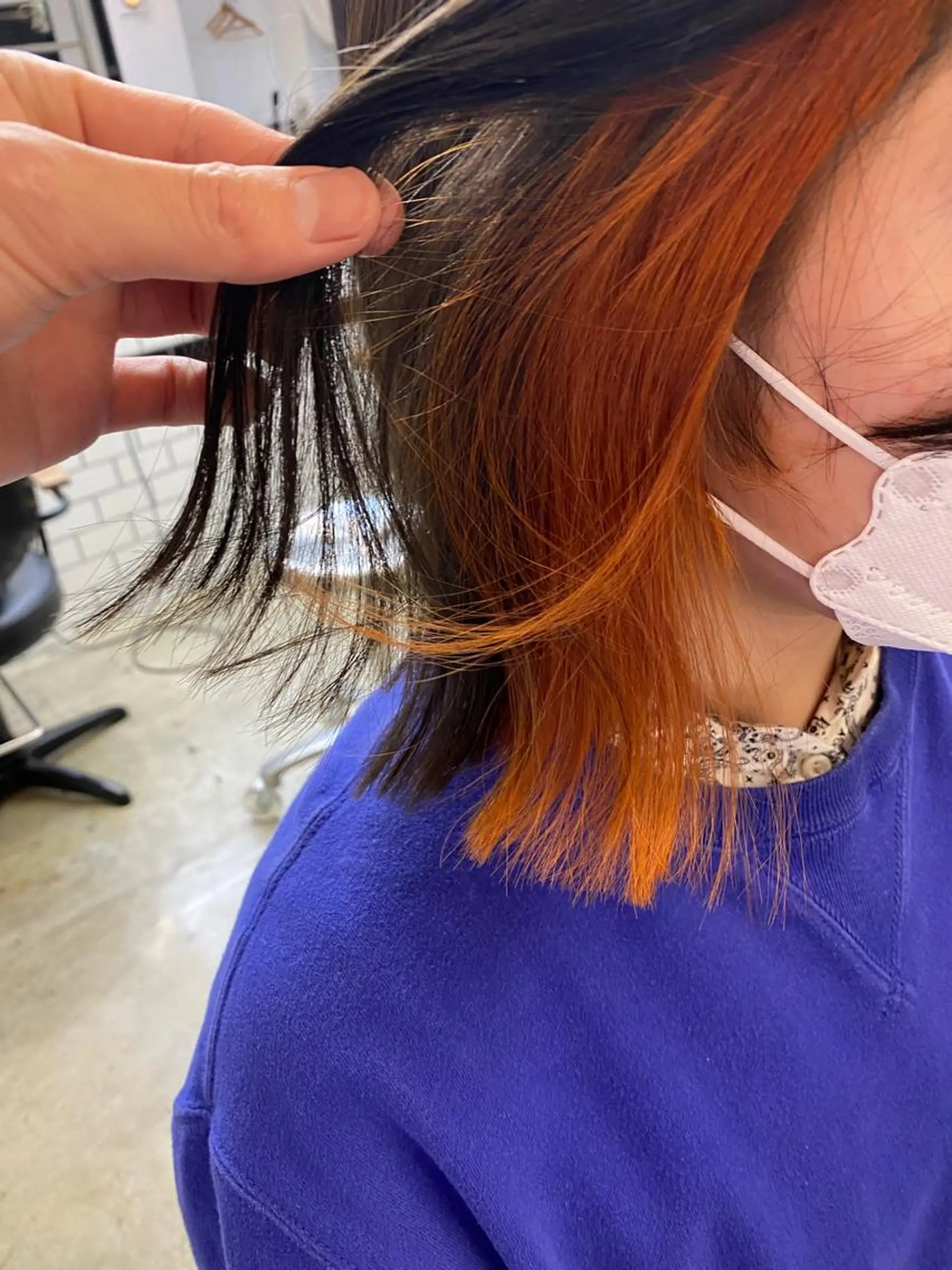 ショート カラー IVORY.所属・🟩白髪ぼかし/ボブ /ショートヘア/大司のヘアスタイル