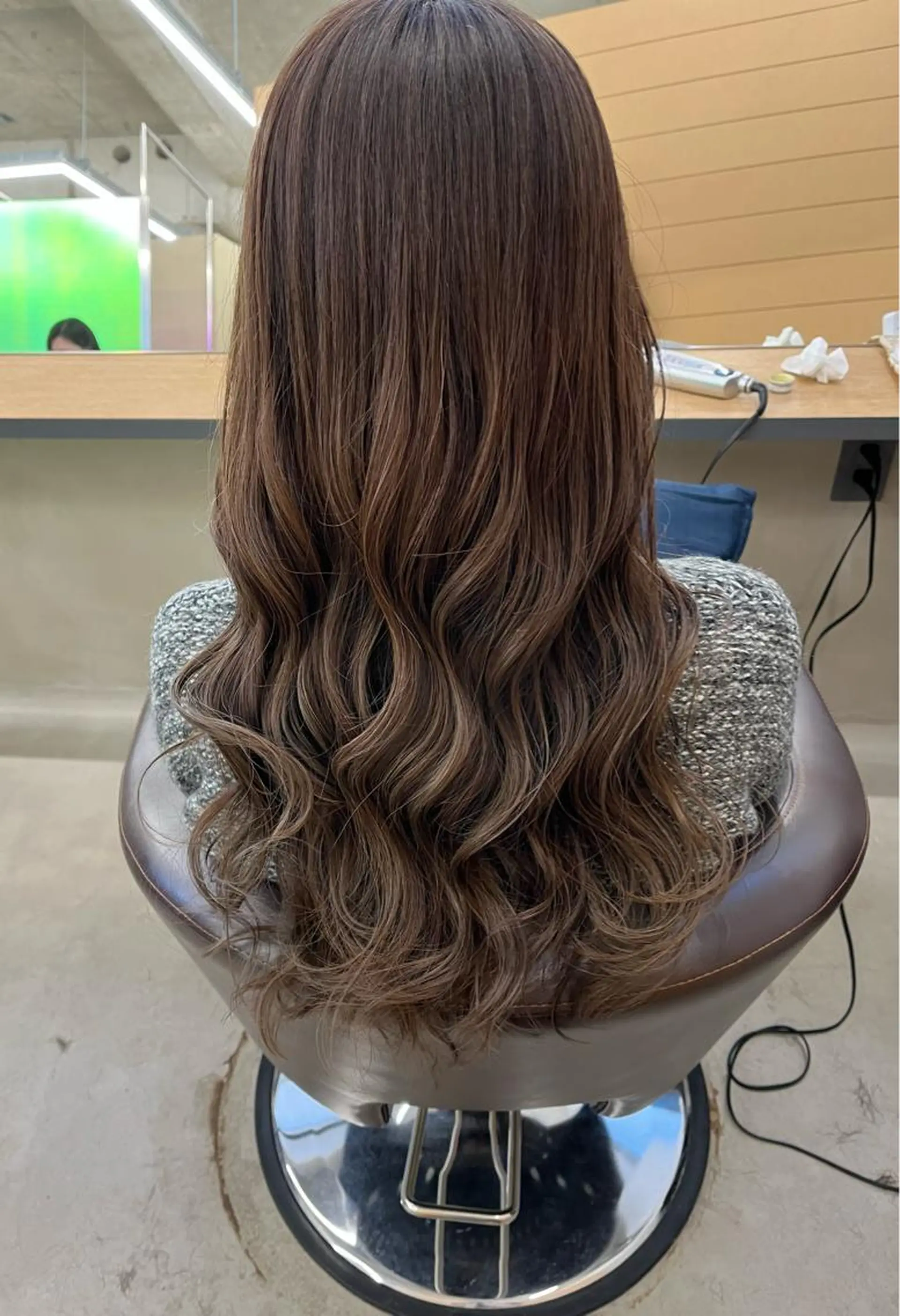 ロング 外国人風カラー カット ヘアカラー トリートメント 難波/白髪ぼかし/ KAORIのヘアスタイル