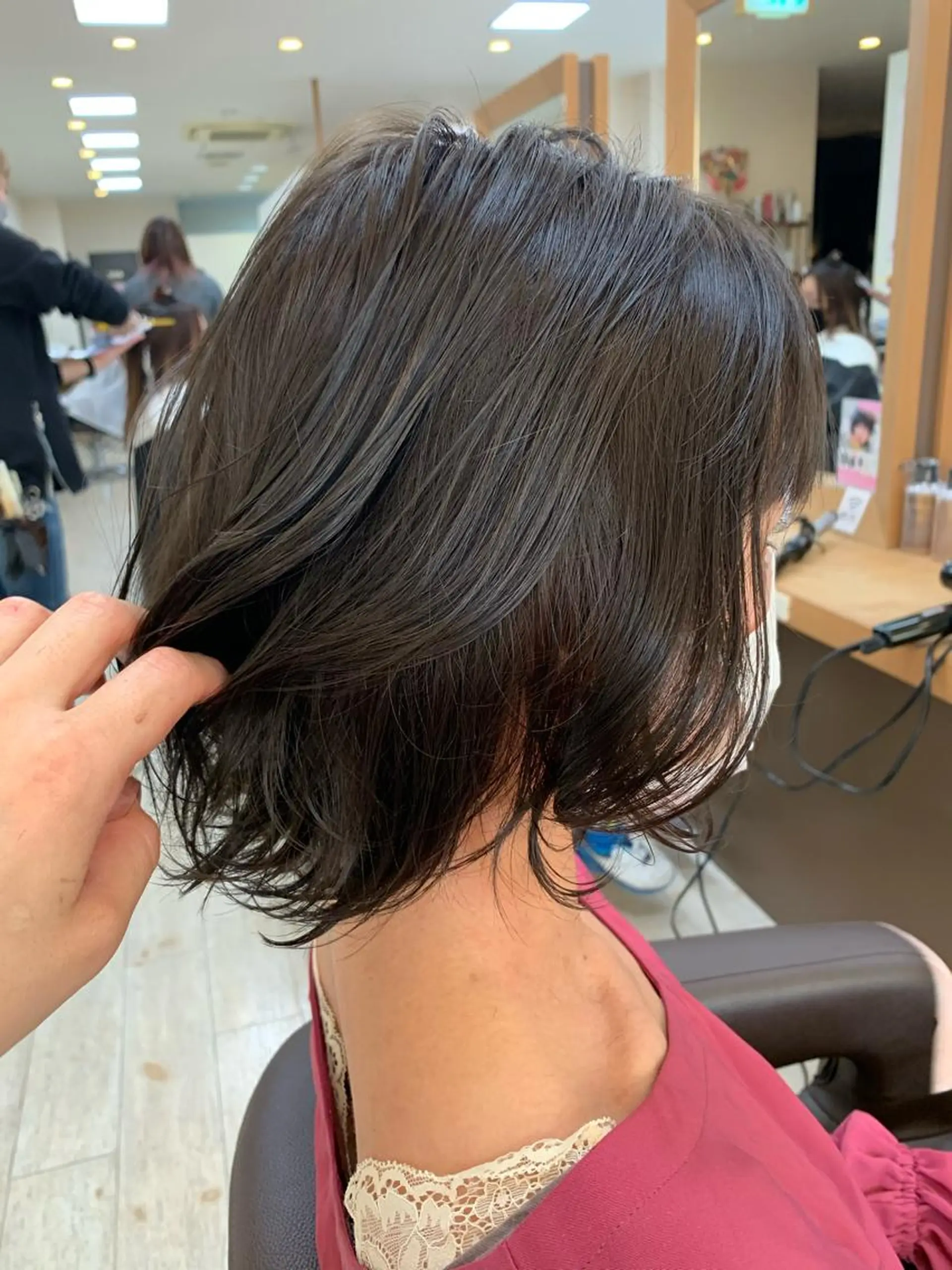 ショート カラー カット ヘアカラー トリートメント Lien 深井店のヘアスタイル