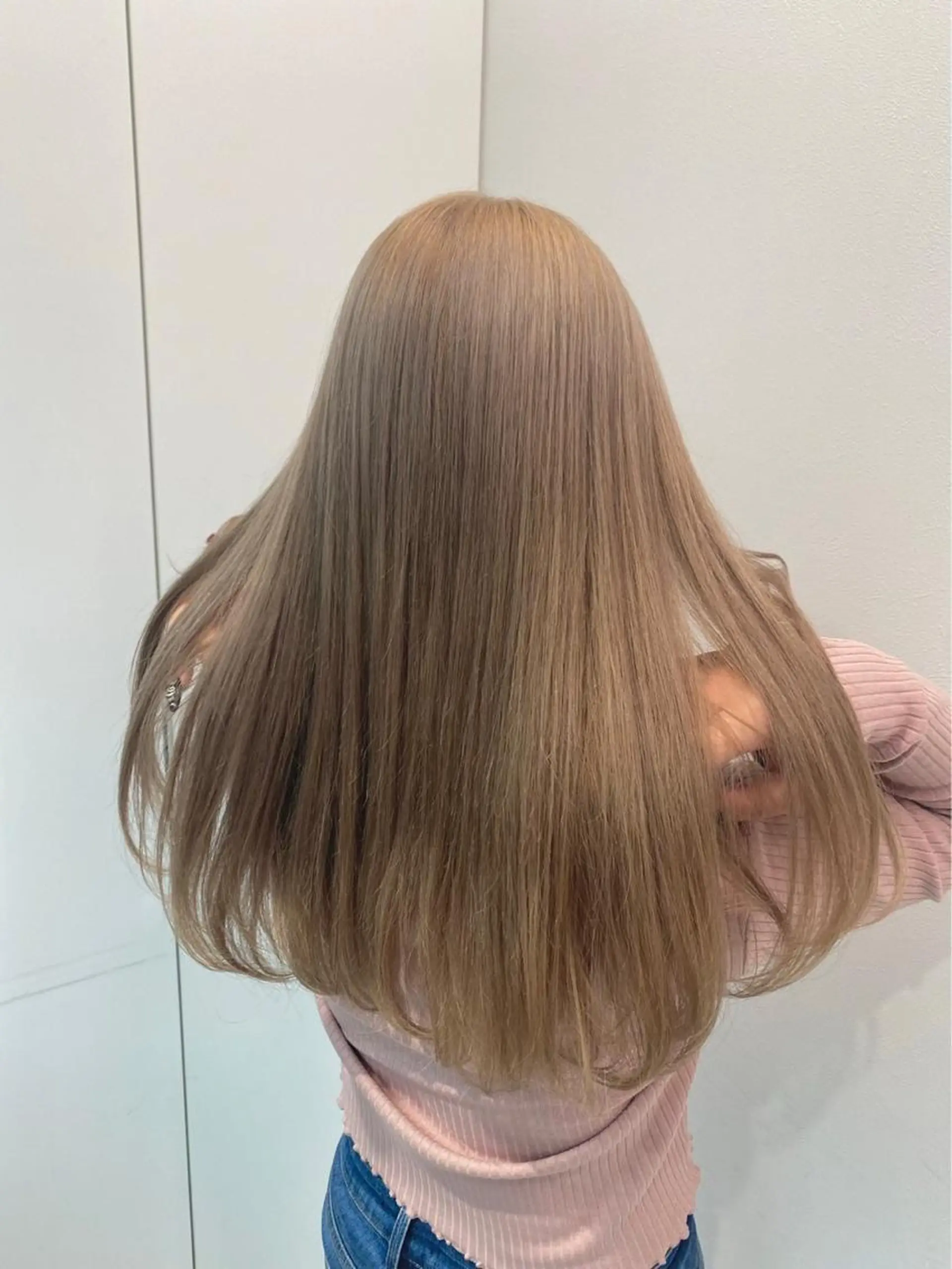 ロング トレンドモテカラー 🩷色落ちまで可愛くのヘアスタイル