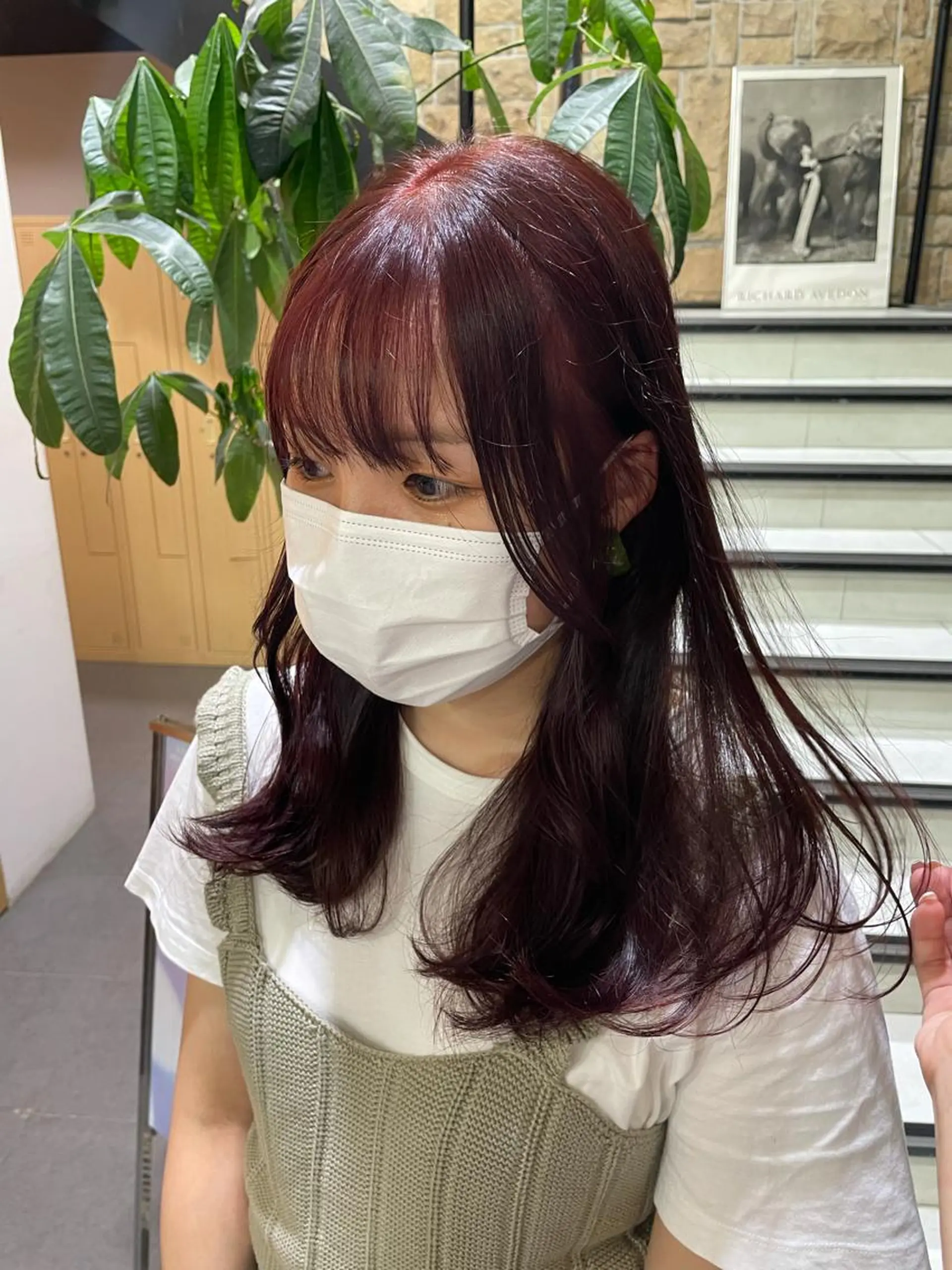 ミディアム 韓国ハイトーン🦋 hikariのヘアスタイル