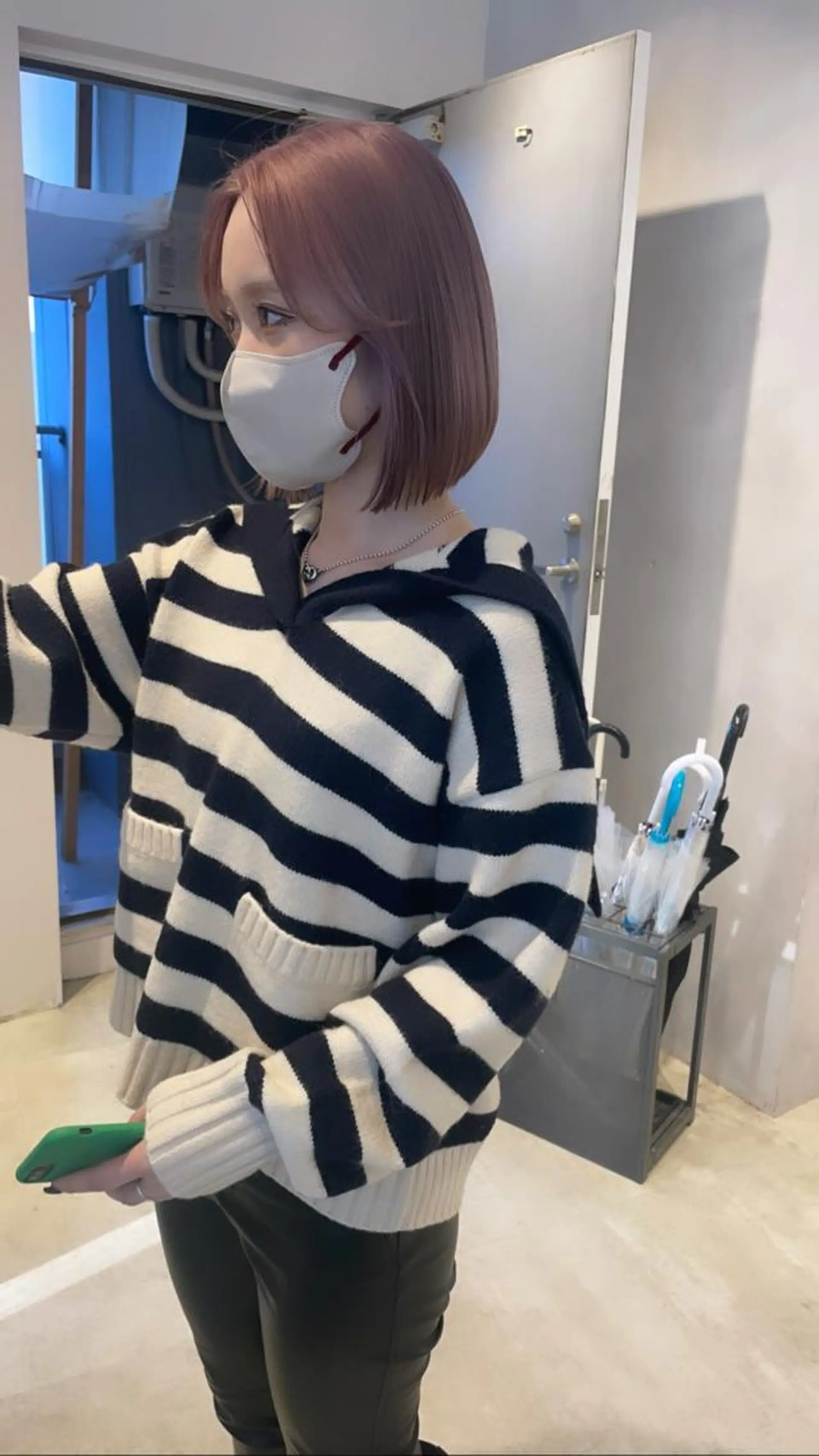 ショート カラー ハイトーンカラー ラベンダーカラー ピンクカラー SALOWIN原宿iori B１階所属・🫧美髪育成美容師 WASHIZU🫧のヘアスタイル