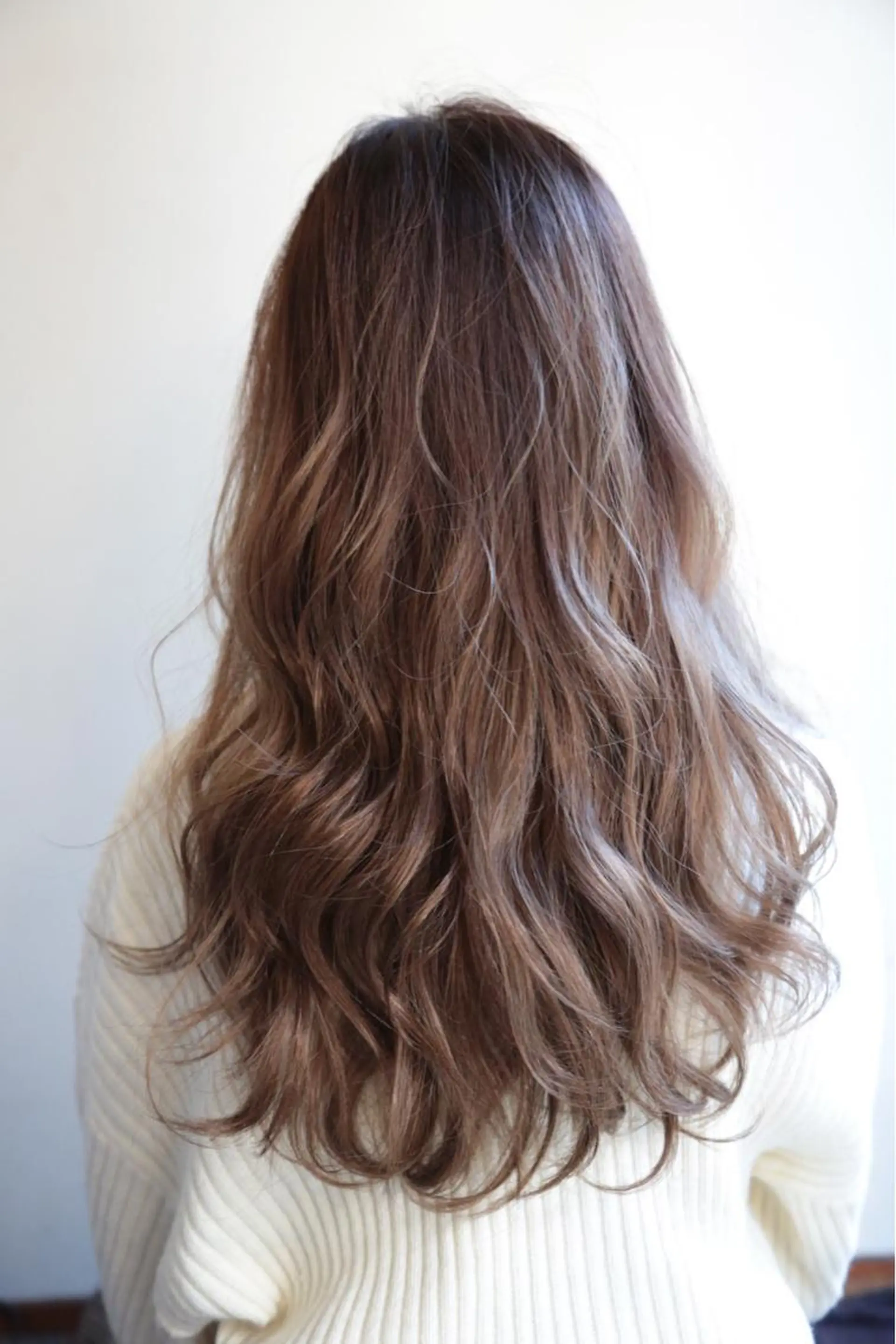 ロング カラー パーマ くせ毛 アイビーライン武蔵小杉所属・💟アイリスト 💟のマツエク・マツパデザイン