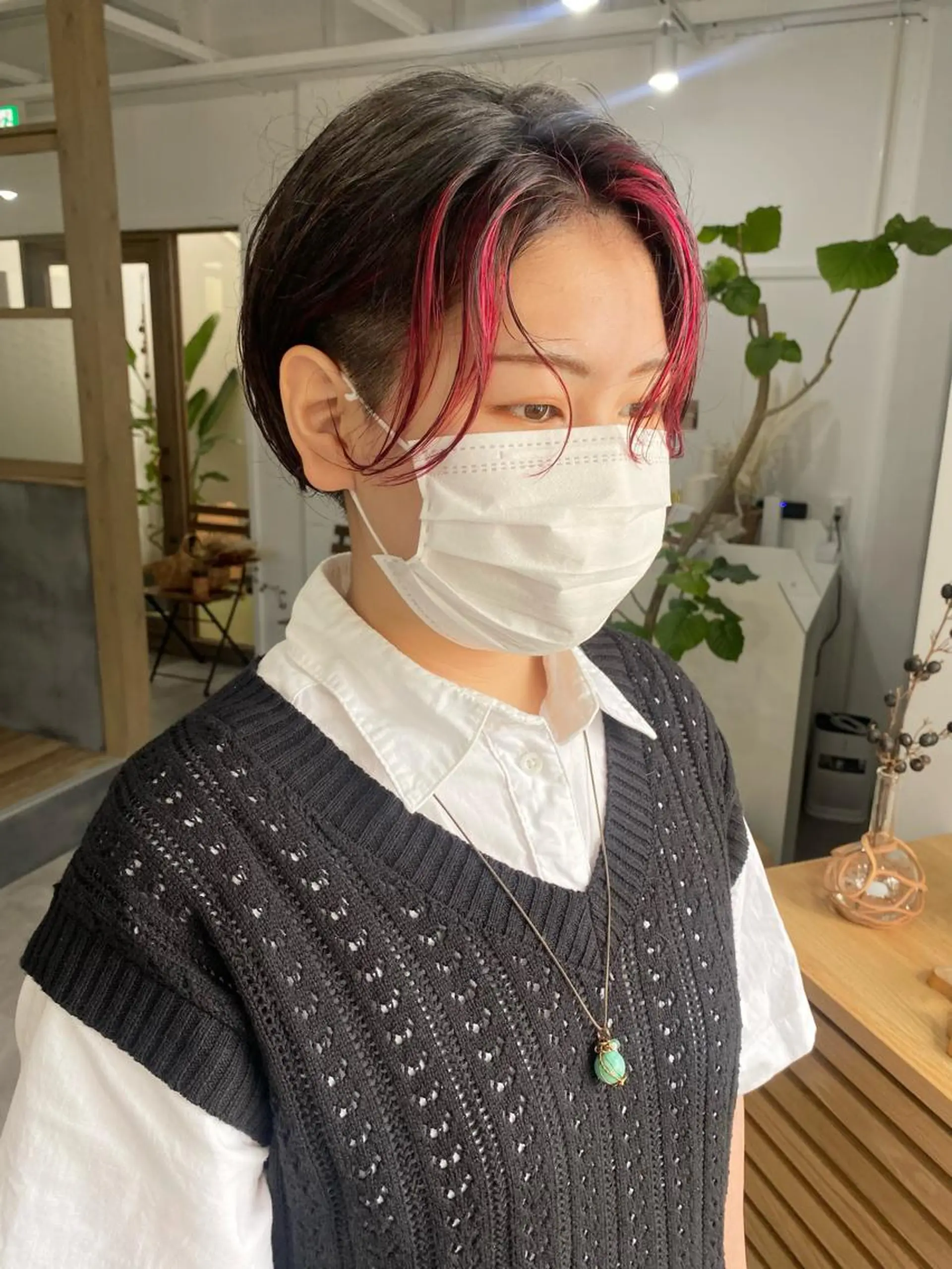 ショート カラー ヘアアレンジ ume所属・ひなの .のその他イメージ