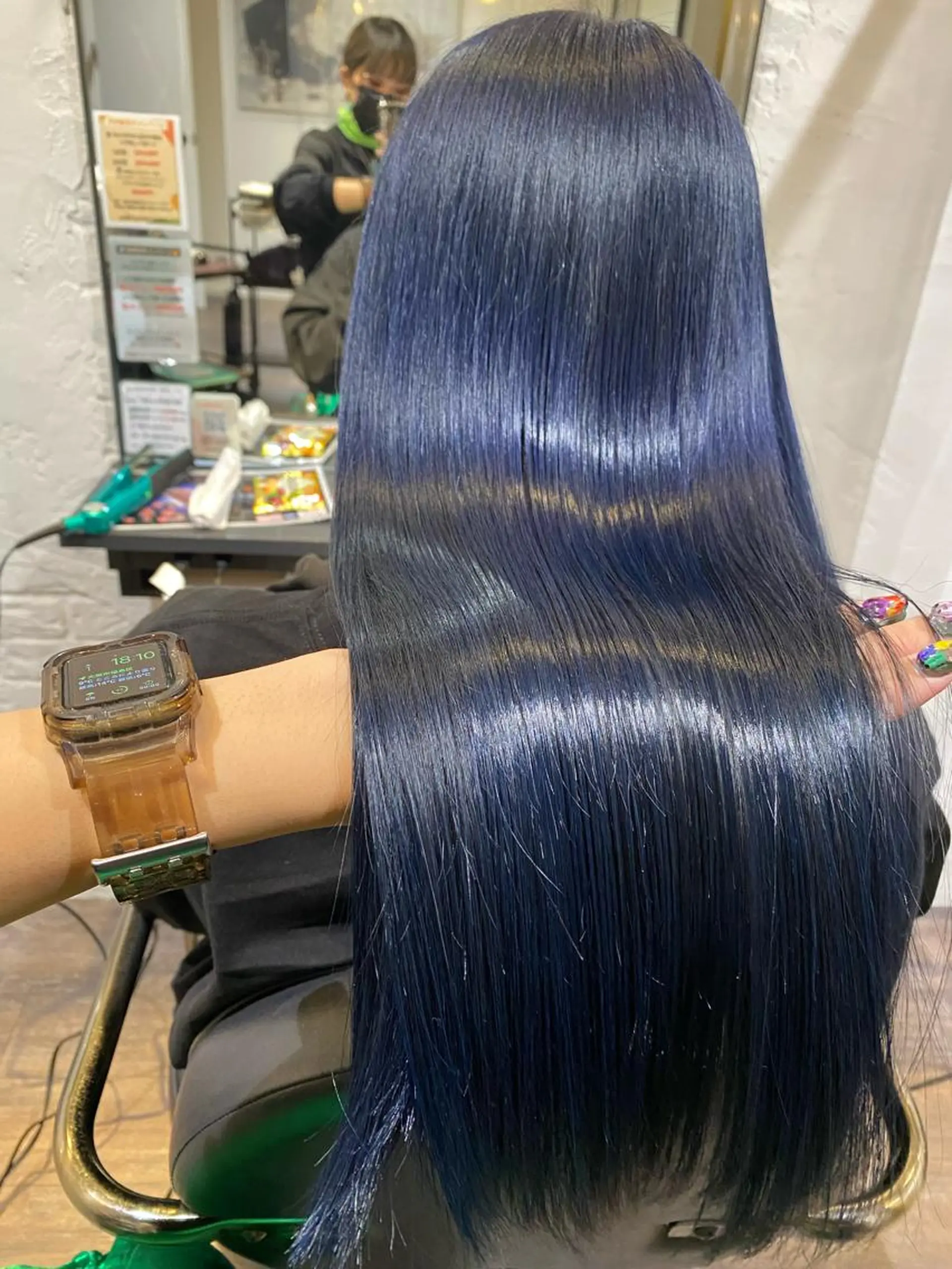 ロング カラー トリートメント カット ヘアカラー トリートメント 梅田ハイトーン チダ ヒナノのヘアスタイル