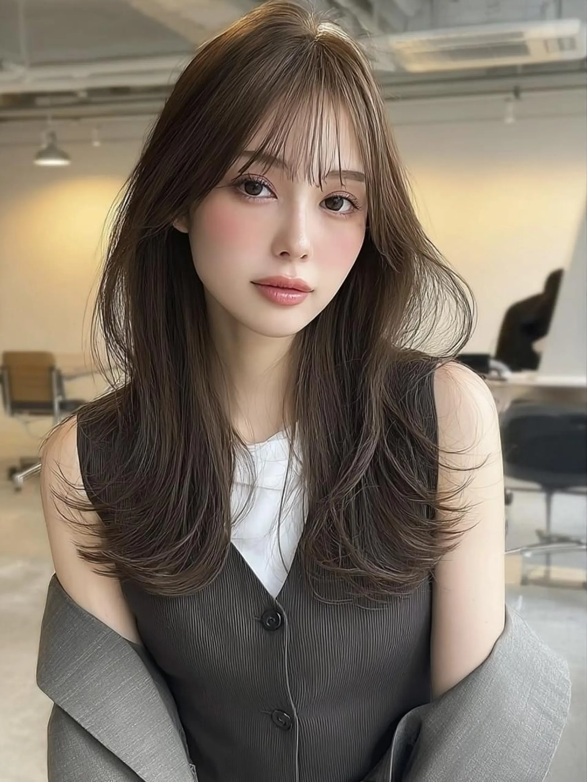 セミロング ボブ 外国人風カラー カット ヘアカラー トリートメント ✨透明感カラー✨ yukaのヘアスタイル