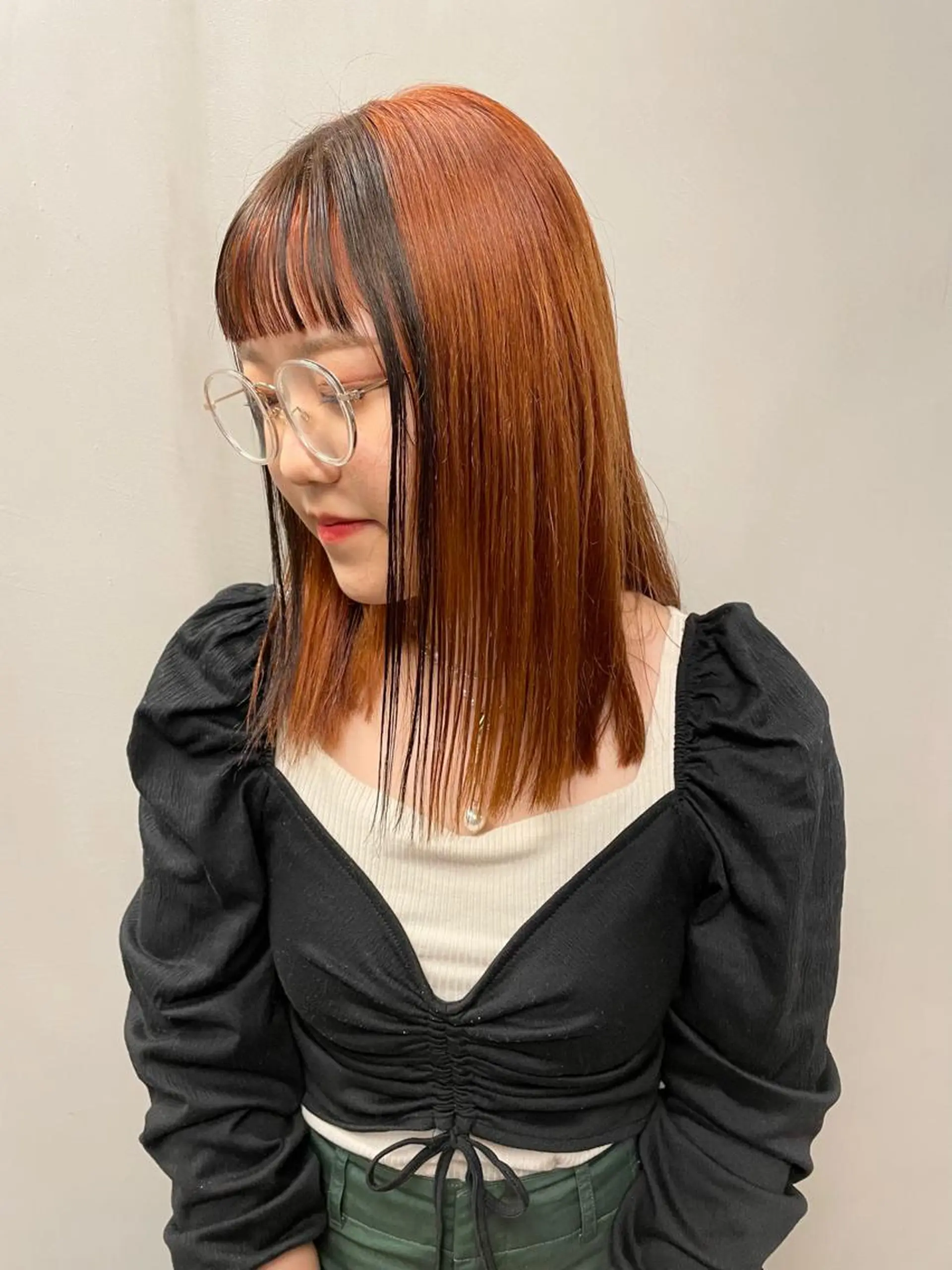 セミロング カラー パーマ ヘアアレンジ メンズ キッズ ネイル マツエク・マツパ カット ヘアカラー トリートメント tatsumi/ボブ ウルフ/レイヤーのヘアスタイル