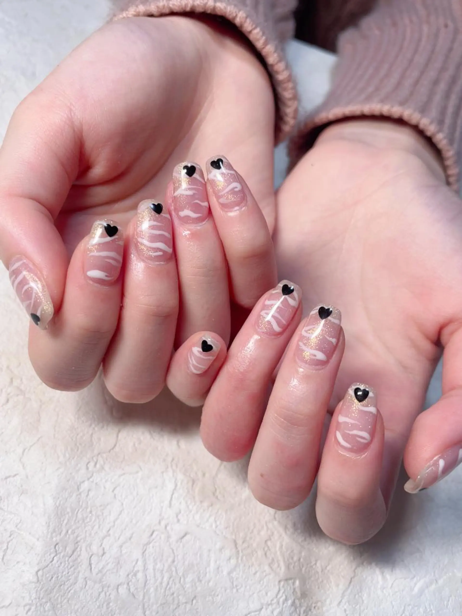 ネイル ハンドネイル M🌷nail 長さだし専門店のネイルデザイン