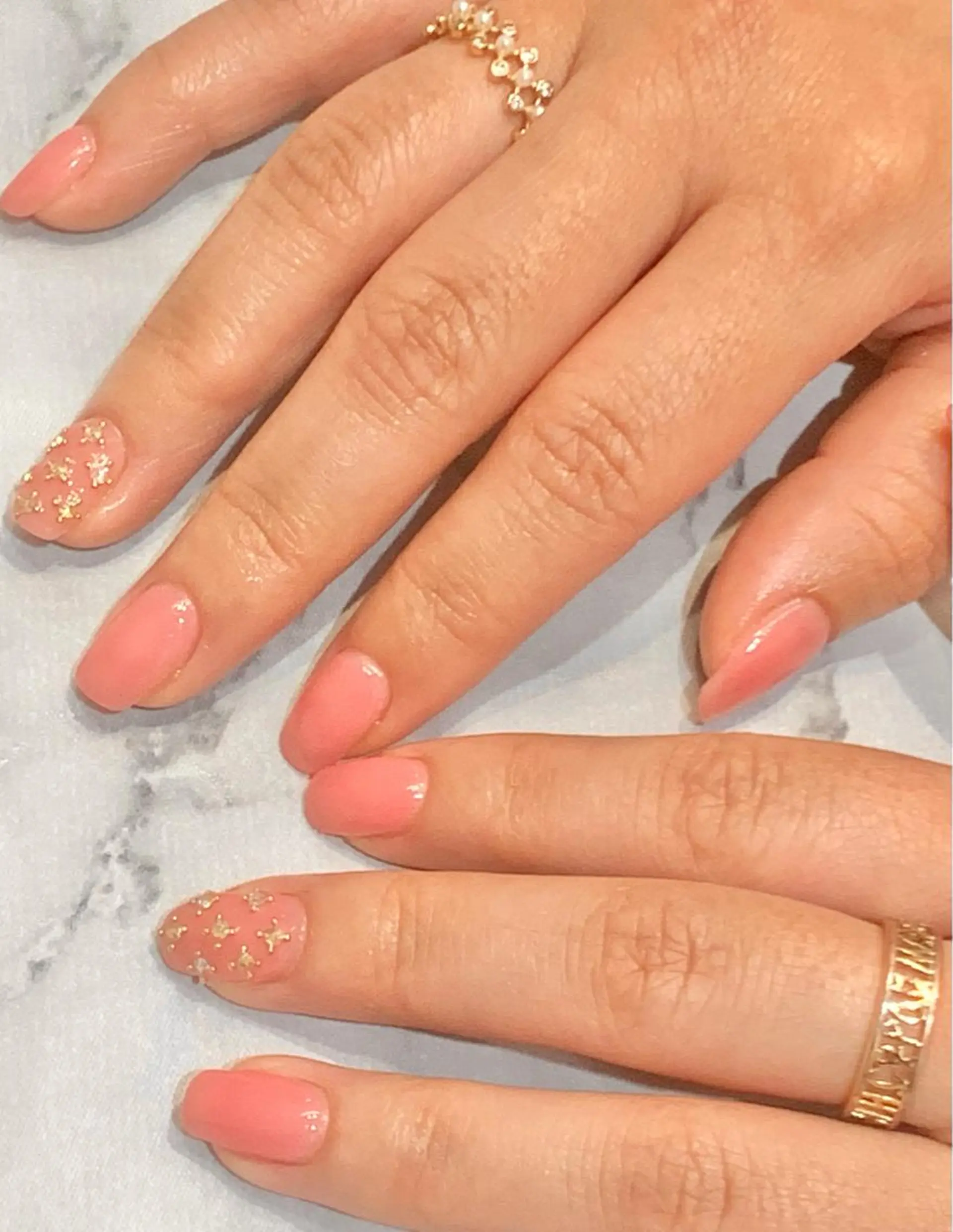 ネイル アートネイル ストーンネイル うるま市サロン Yuko Izawaのネイルデザイン