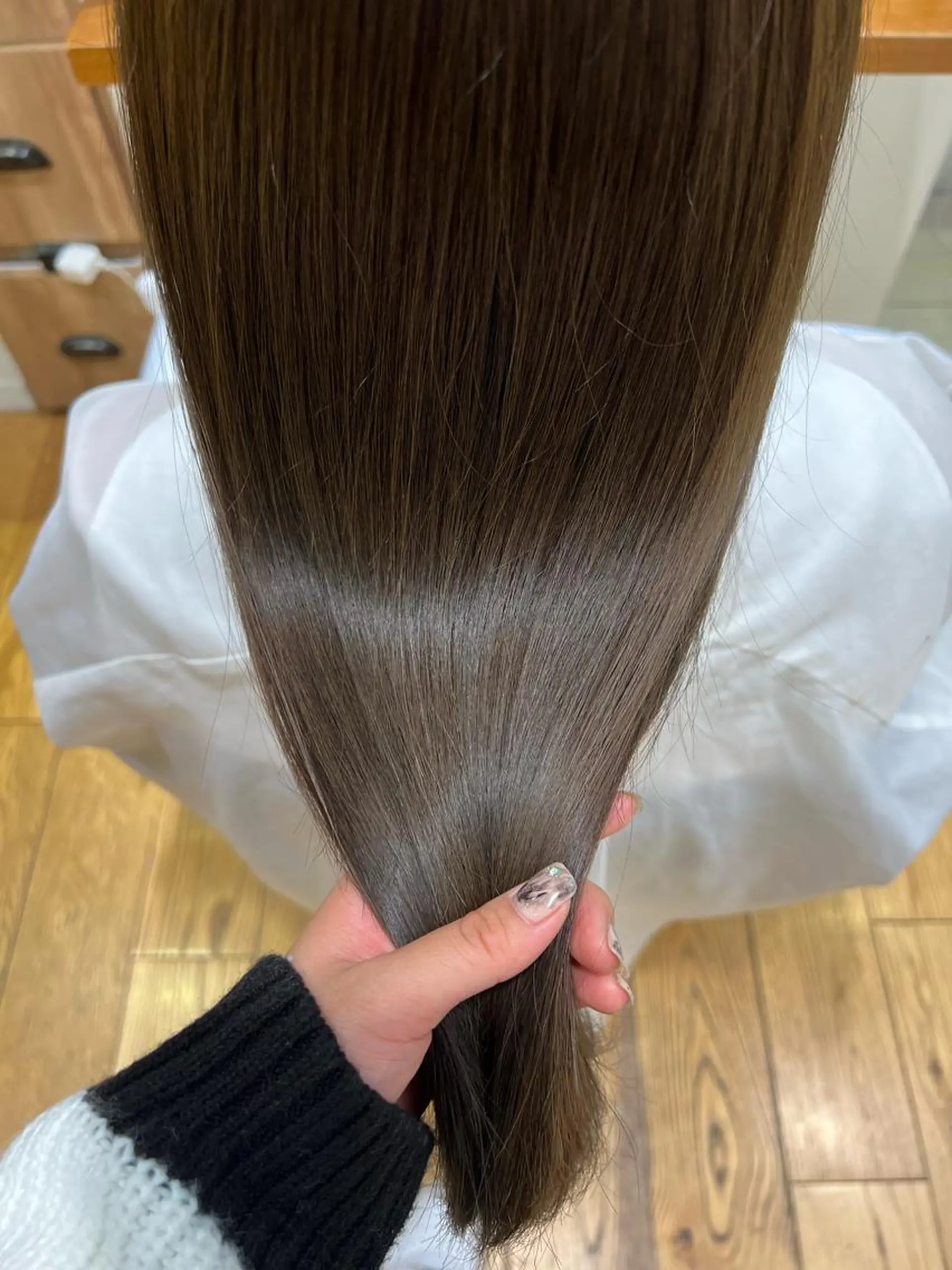 ロング トリートメント ワンホンパーマ/ 菜月のヘアスタイル