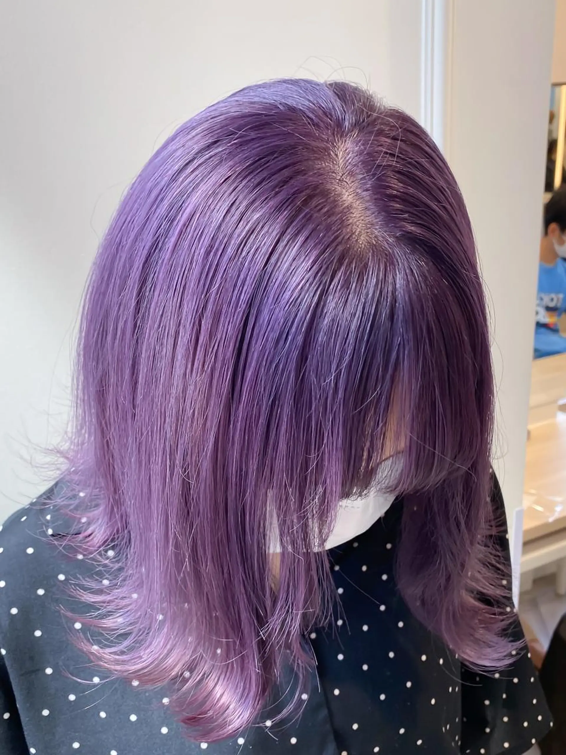 ショート カラー ラベンダーカラー ボブ ✨ハッシュカット✨ ユウキ✨のヘアスタイル