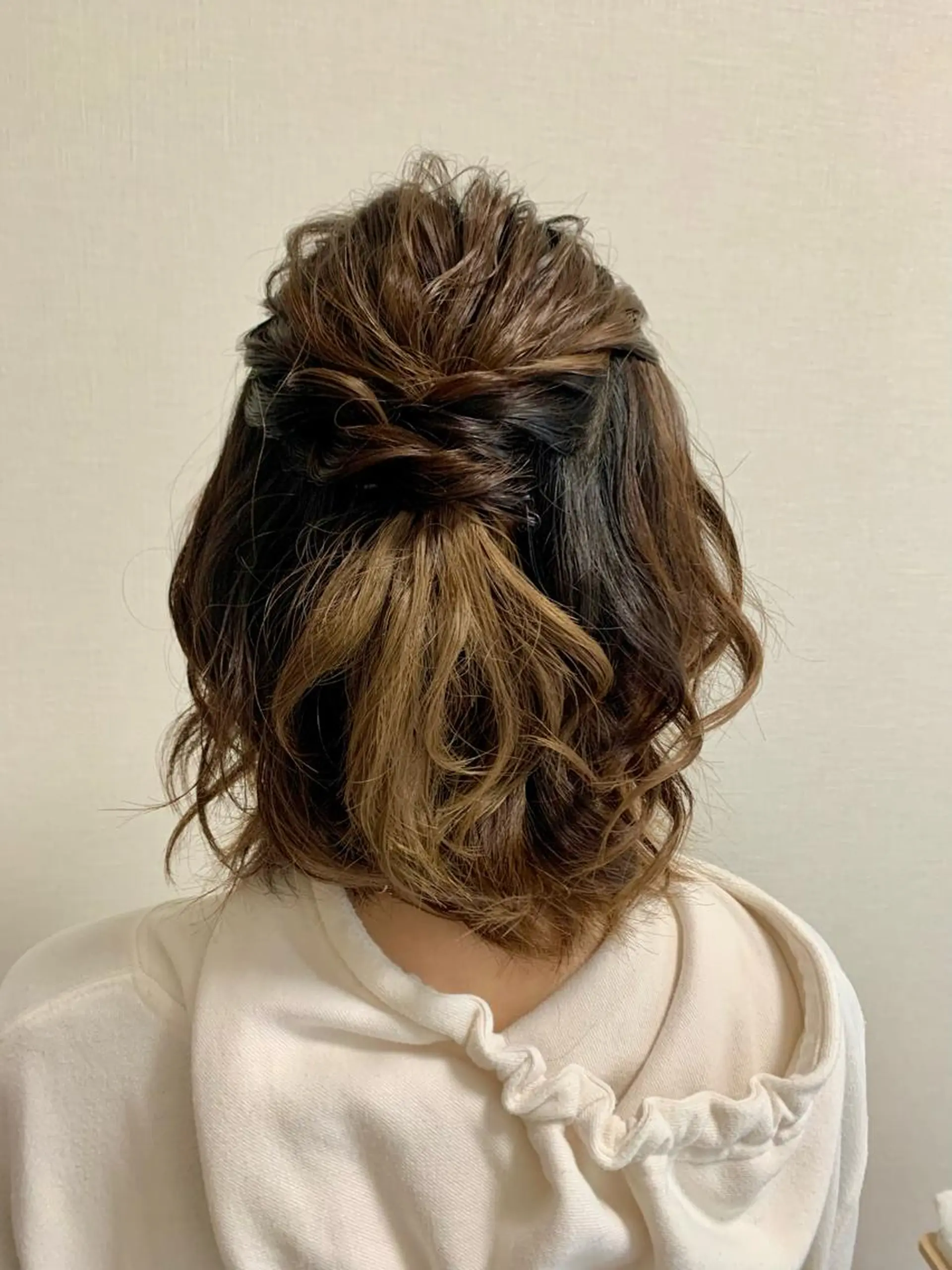 ヘアアレンジ ハーフアップ Kikuchi Eriのヘアスタイル