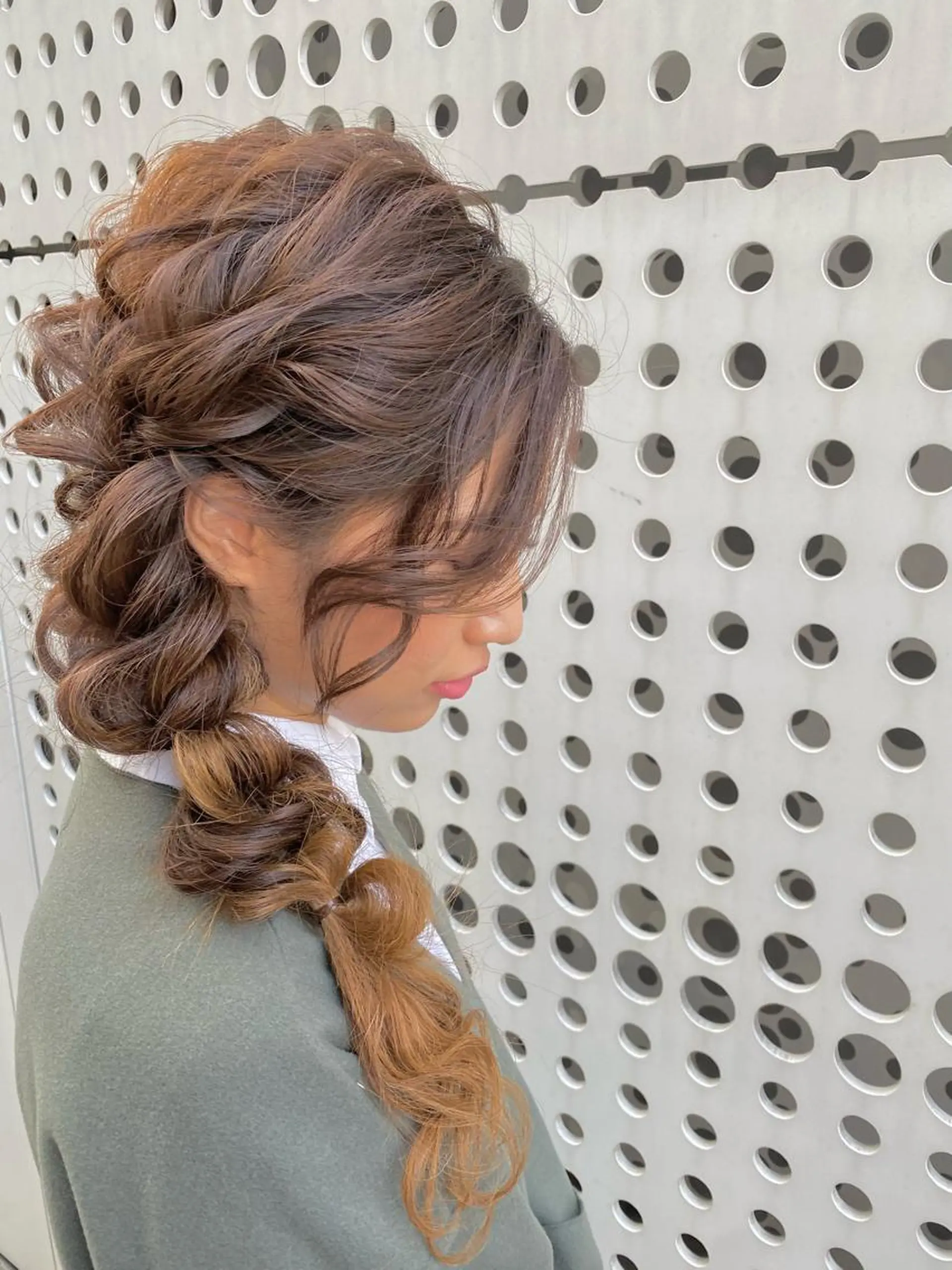 ロング ヘアアレンジ ヘアセット le'a所属・谷町/Le'a /竹原しおなのヘアスタイル