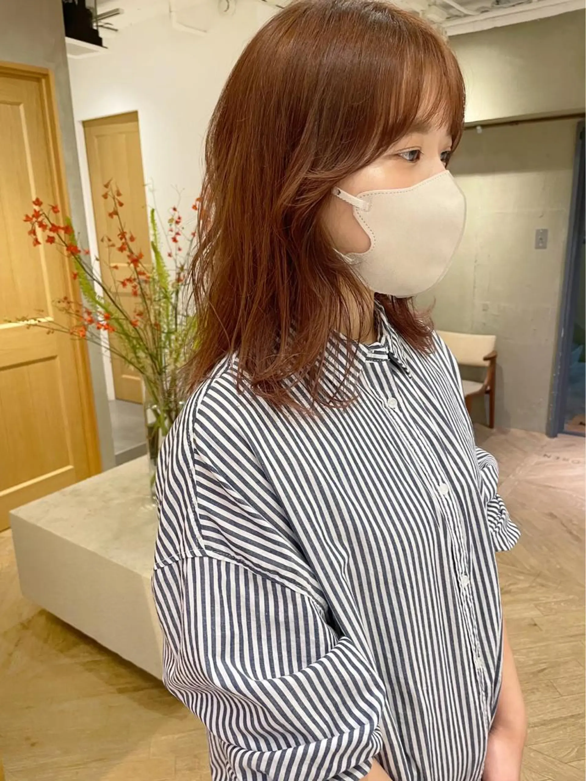 セミロング 🎀透明感× 暖色カラーつな🎀のヘアスタイル