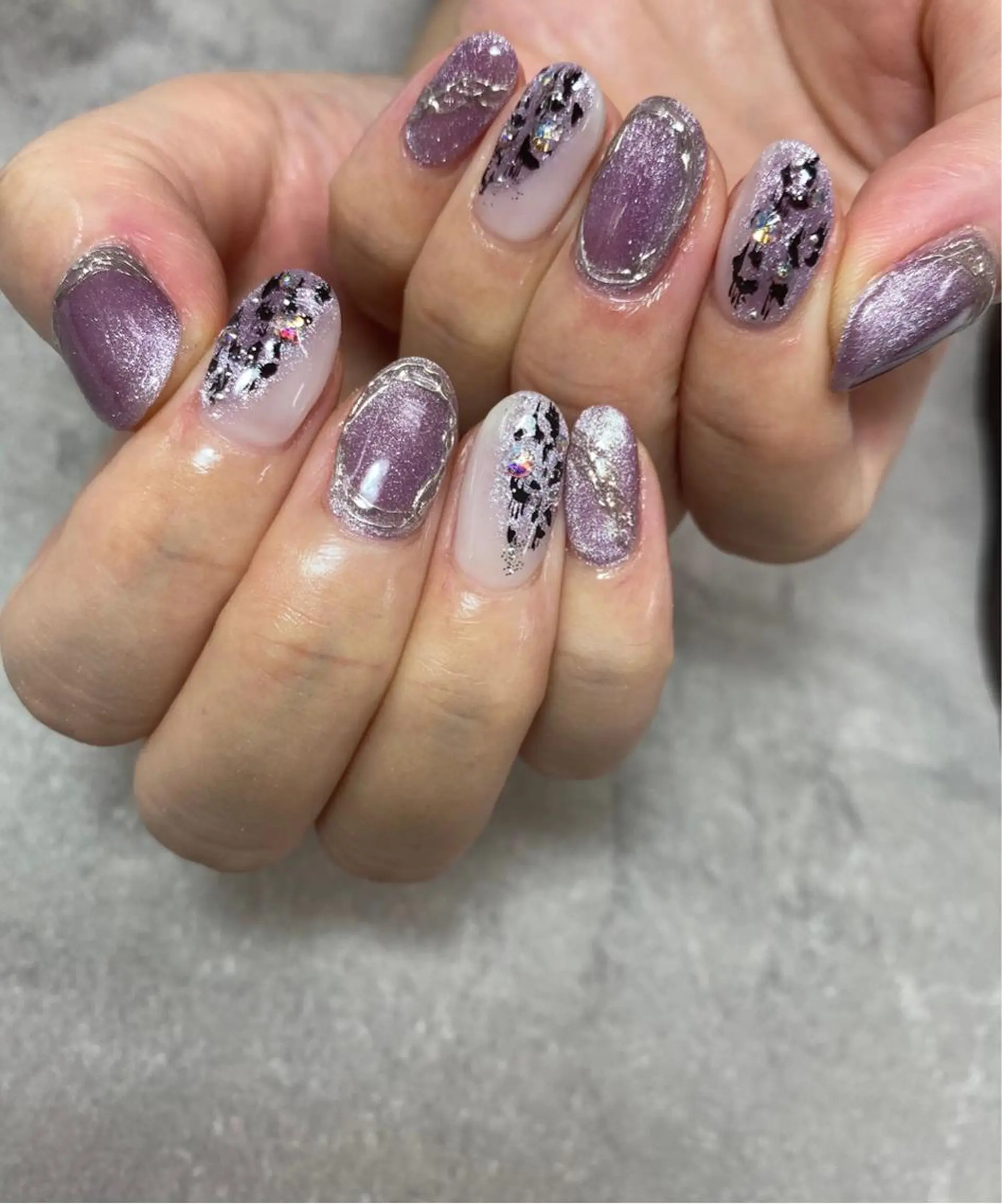 ネイル マグネットネイル ハンドネイル ハンドケア FASTNAIL PLUS 新宿店のネイルデザイン