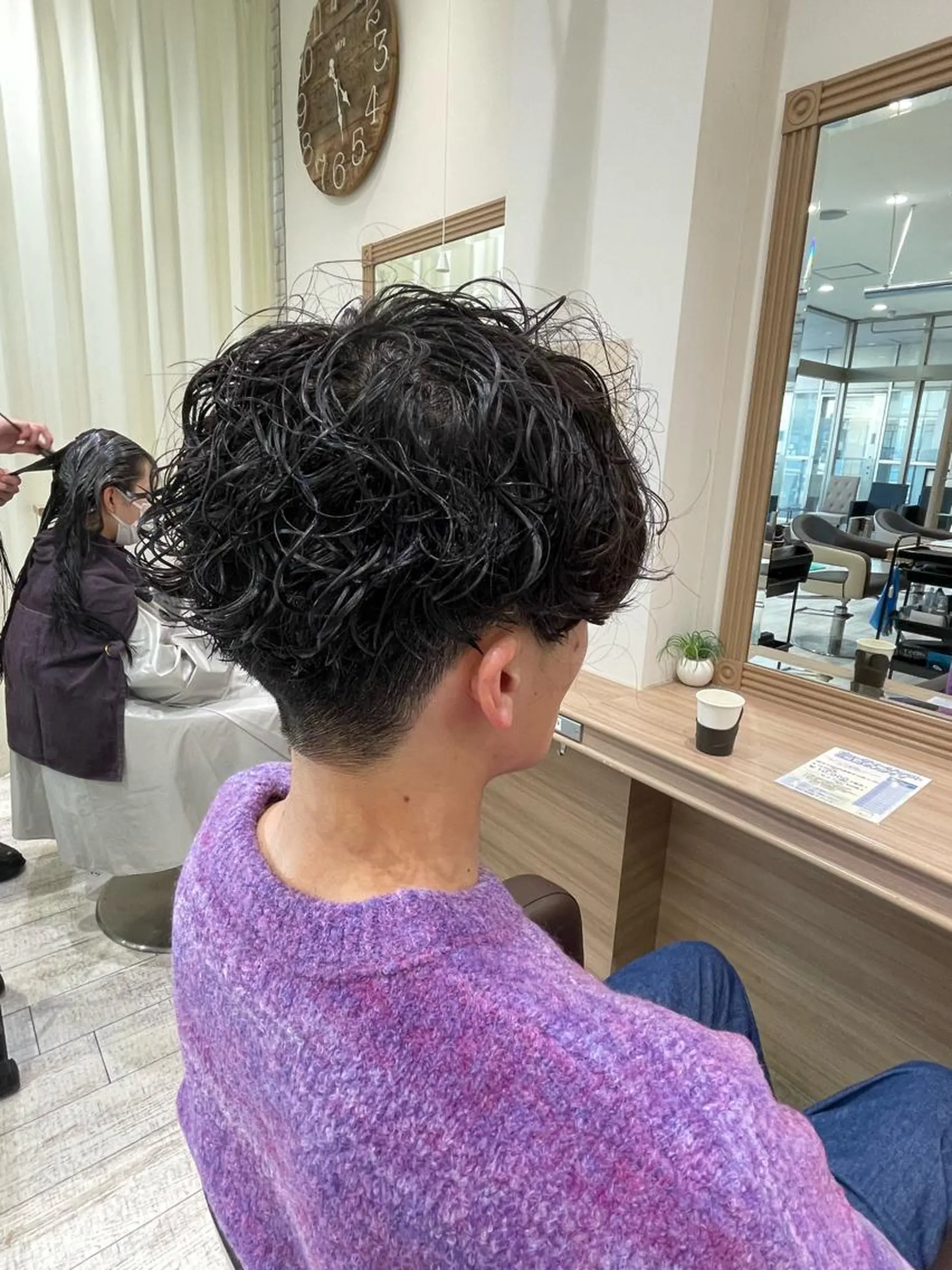 パーマ メンズ メンズブリーチ メンズパーマ スパイラルパーマ カット パーマ トリートメント 加藤 未歩のヘアスタイル